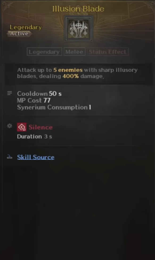 Assasin, Skills, Illusion Blade