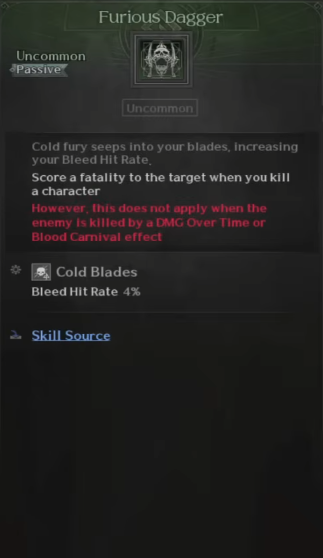 Assasin, Skills, Furious Dagger