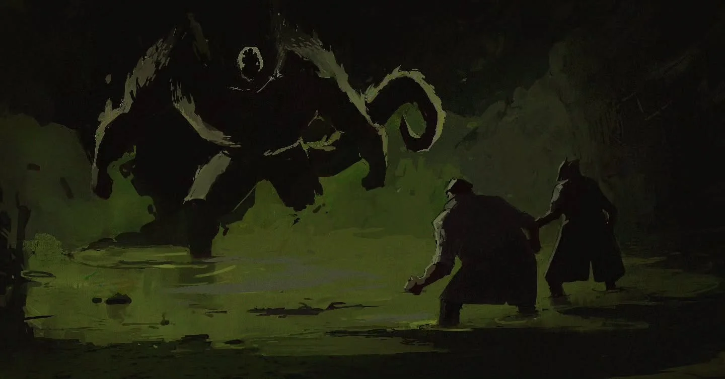 I am trying to design a style... oh boy, it's hard. 

Recently, I've been reading Hellboy omnibus, I'm in love with the shape language and compositional style of Mike Mignolia, especially in the latest issues. 

So, I want to explore a way to get tha