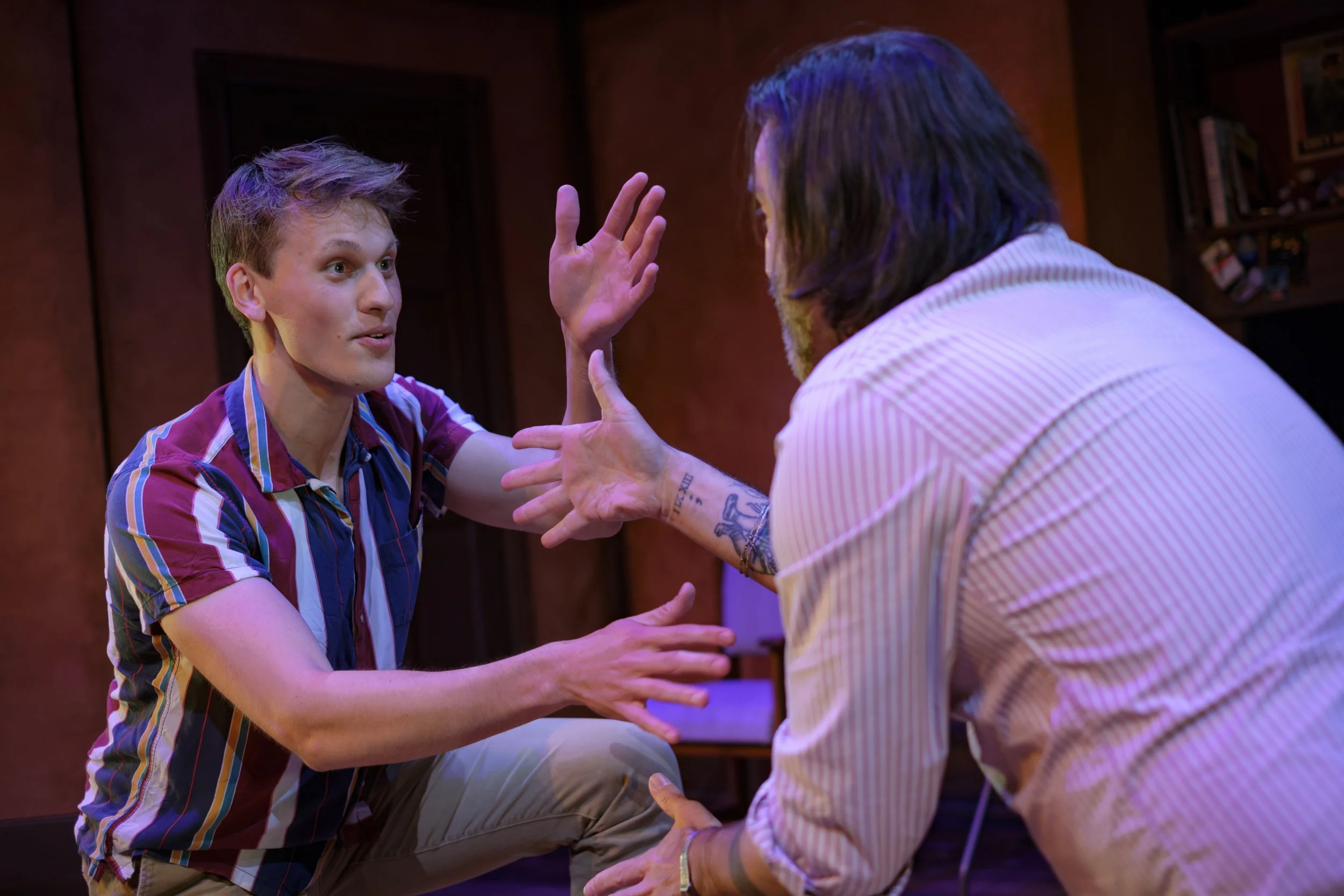Jeff in PrideArts' production of [title of show]