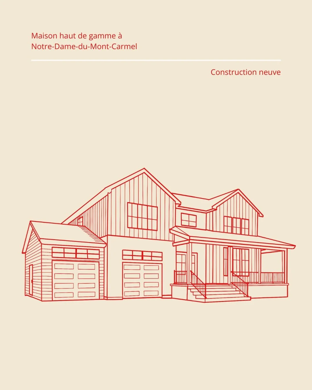 Avancements des travaux 🏠

Voici l&rsquo;avancement des travaux du projet L&amp;L, une superbe maison cottage en pleine for&ecirc;t, situ&eacute;e dans le secteur de Notre-Dame-du-Mont-Carmel. 

L&rsquo;&eacute;tape de l&rsquo;installation du gypse 