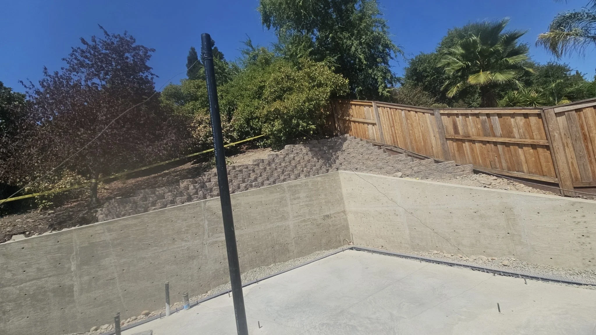 Backfill, Compaction & Block Retaining Wall