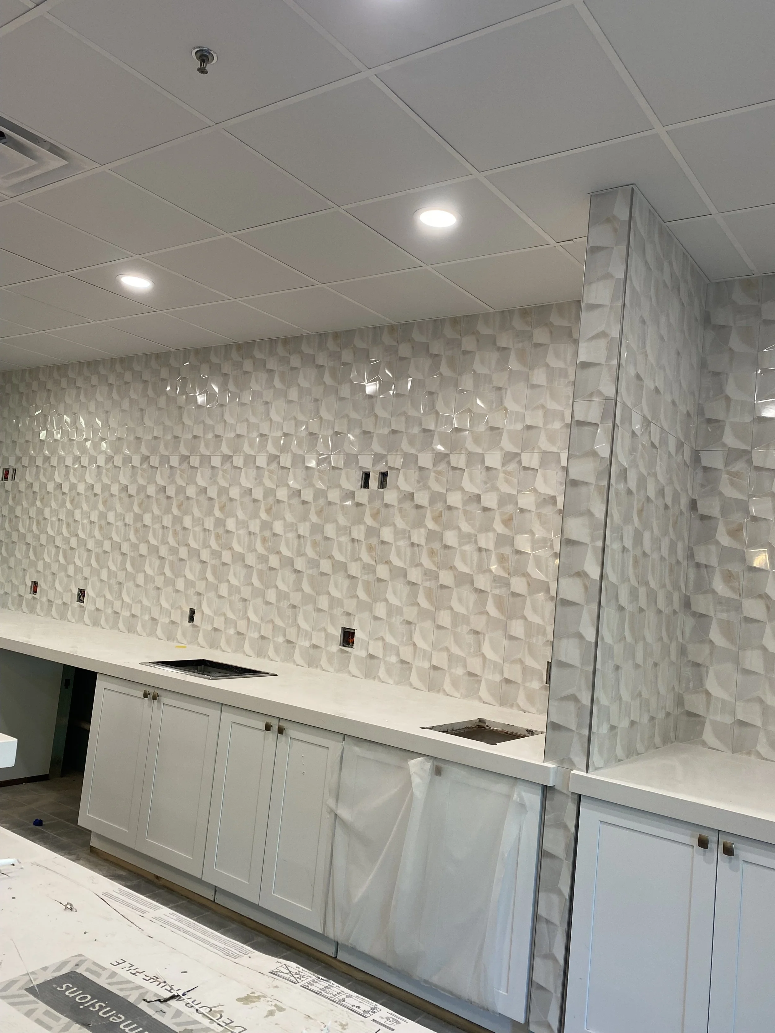 Tile up & Cabinetry
