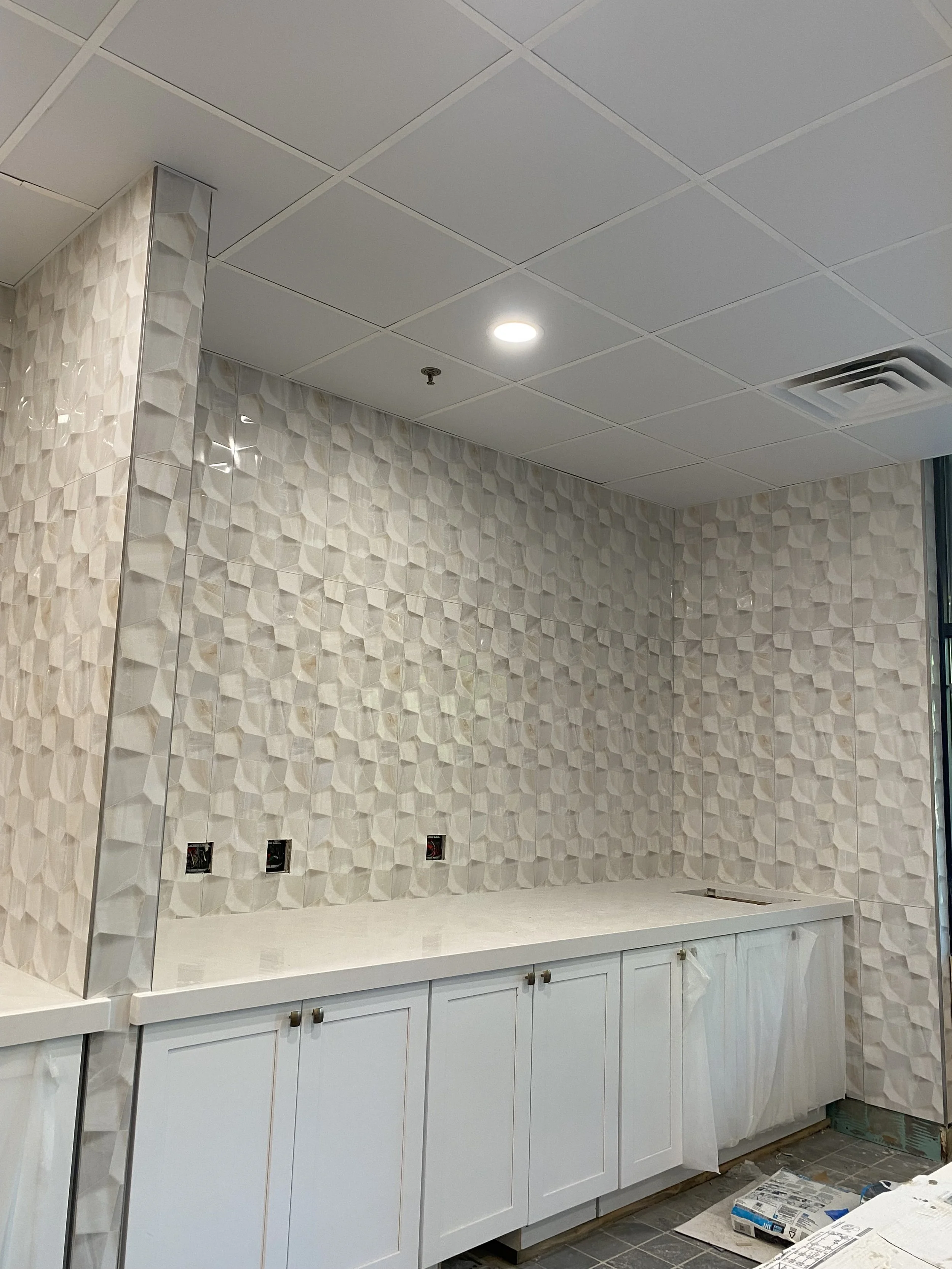 Tile up & Cabinetry