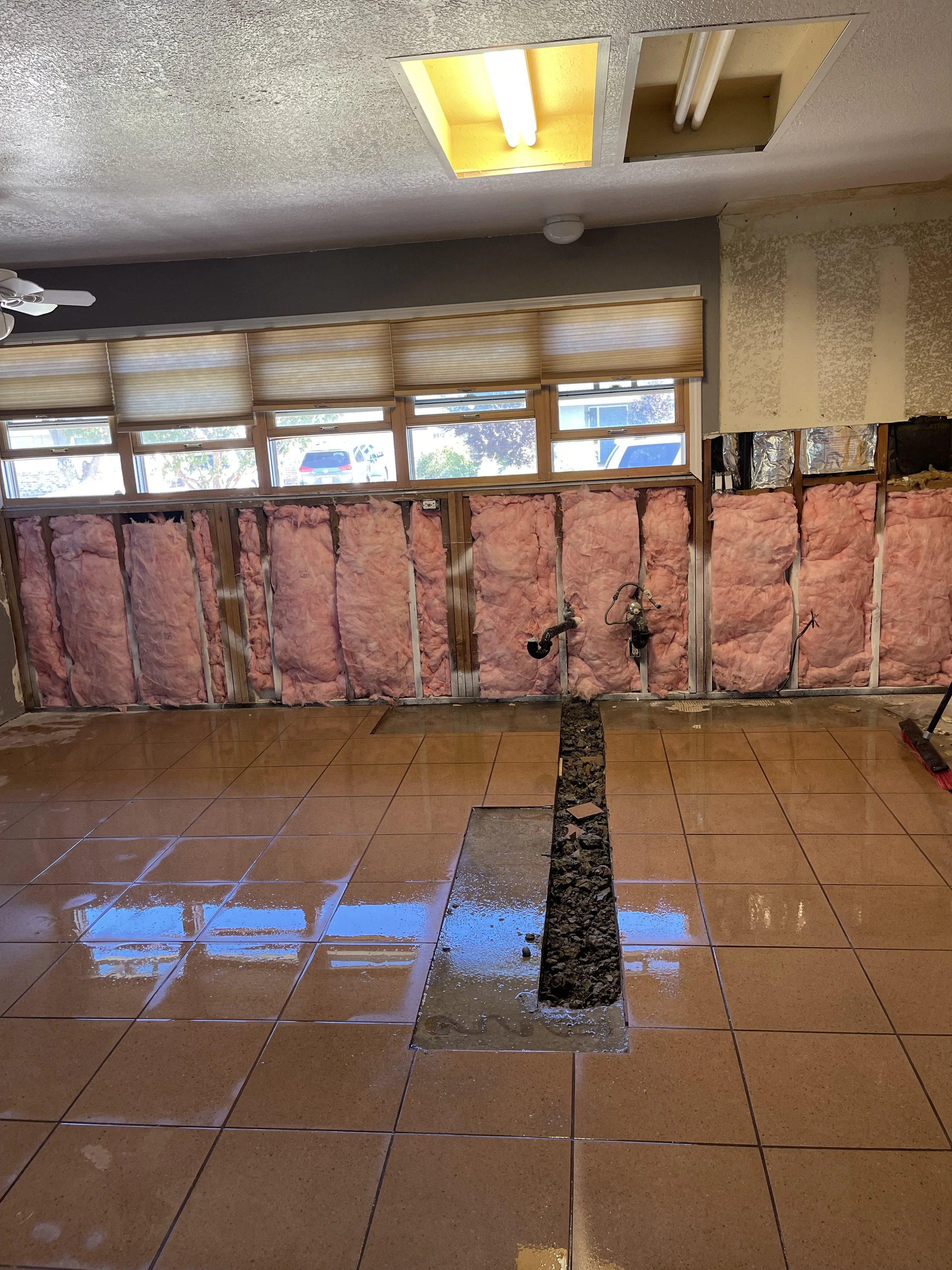 Demolition and new Insulation