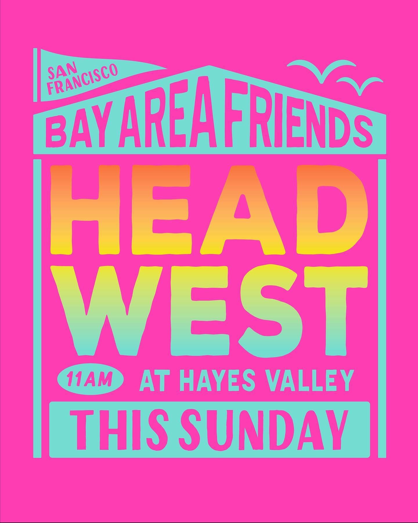 ✨HEAD WEST TOMORROW 🌞
.
We&rsquo;re so excited for the return of HEAD WEST in Hayes Valley, SF @explorehayesvalley ☀️🌳| TOMORROW - Sunday, April 14th from 11a - 5p ✨
.
Find us in the heart of Hayes Valley, along our NEW expanded Marketplace layout 