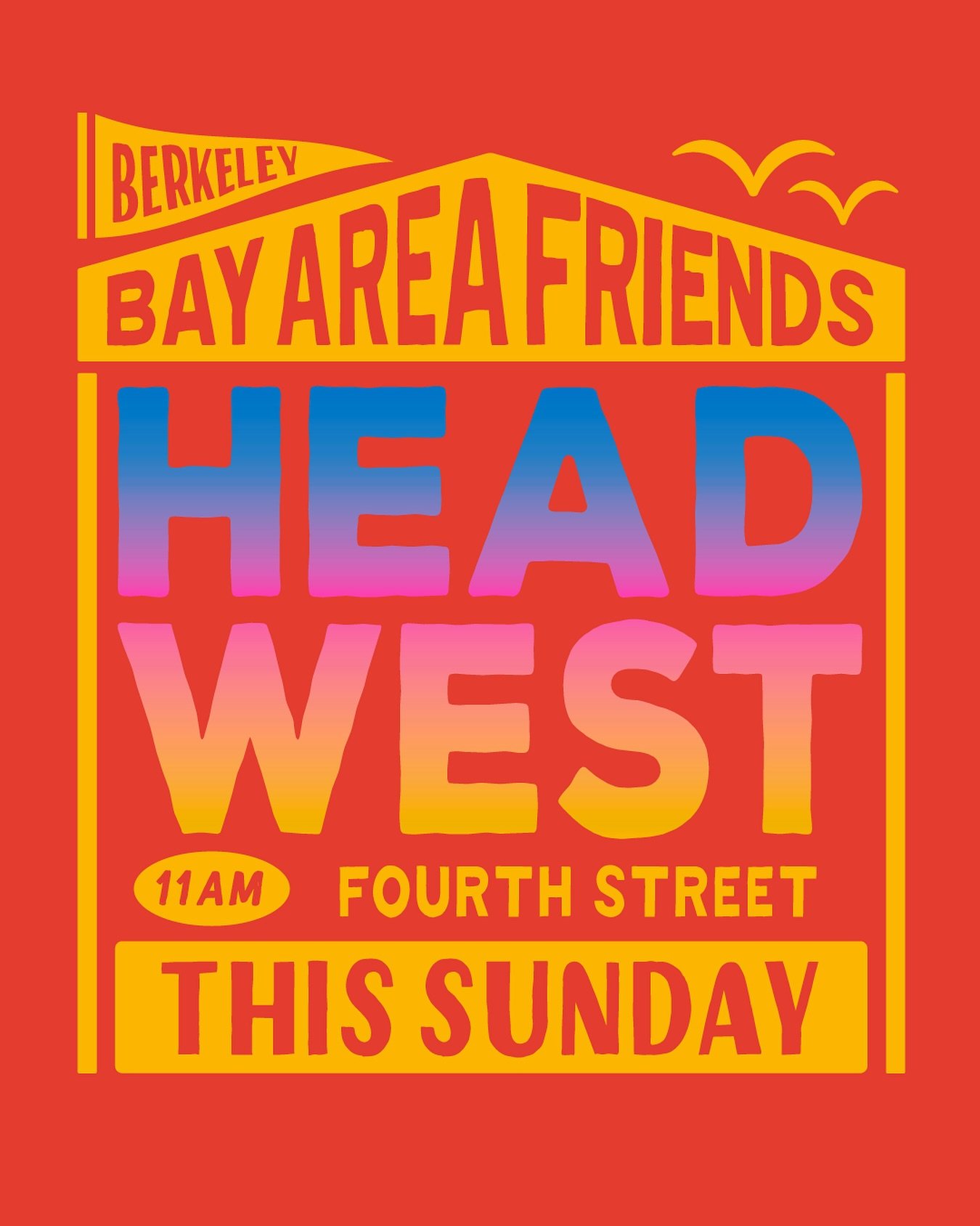 HEAD WEST TOMORROW🌞
.
Join us tomorrow | Sunday, June 29th as HEAD WEST returns to Fourth Street @fourthstreetshops to wrap up Pride month in beautiful Berkeley, CA 🤗🌈✨
.
📍Find us at 1719 Fourth Street *right next to @rejuvenation * (and just 2 m