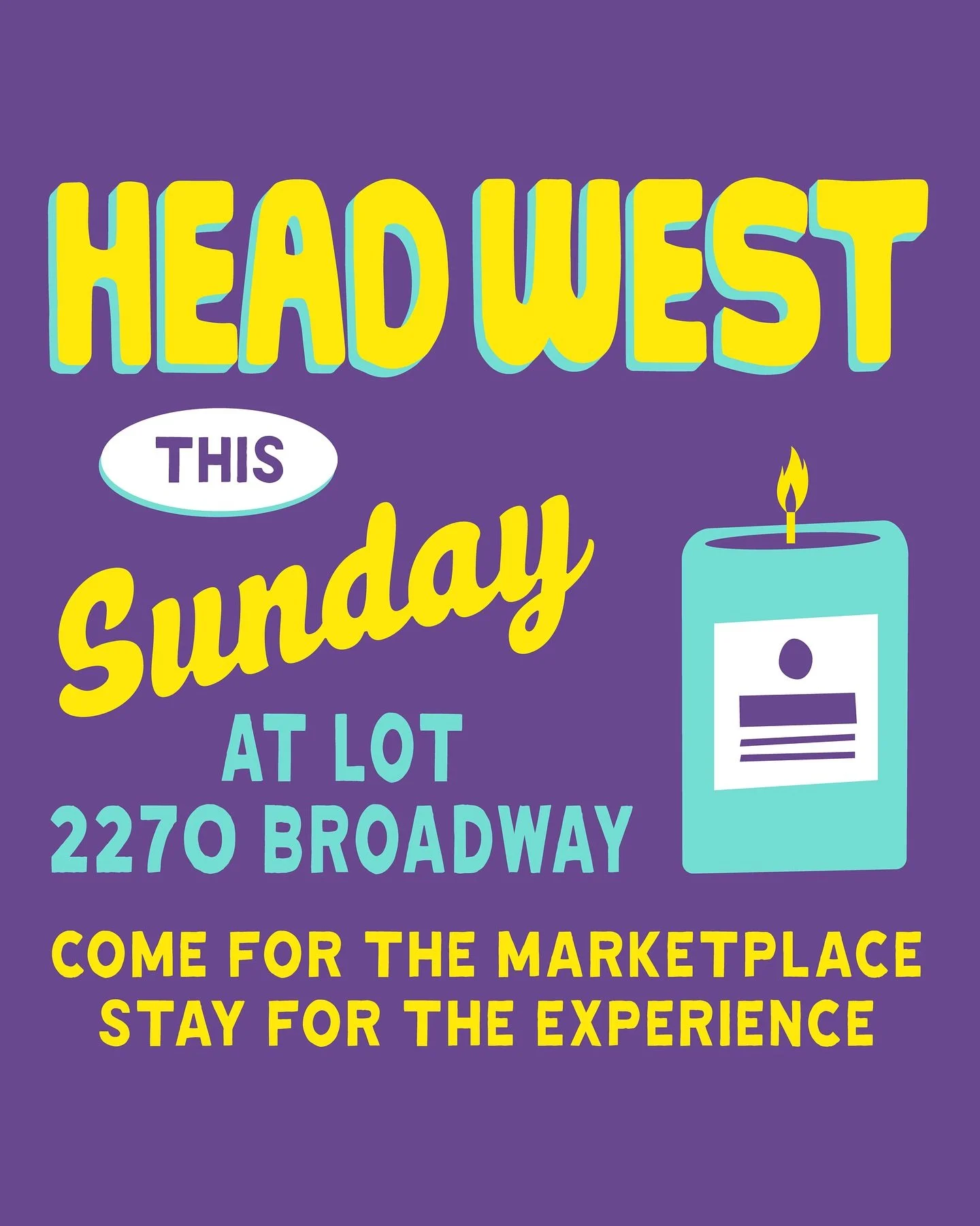 HEAD WEST THIS SUNDAY 🍁
.
Join us for a ✨NEW✨ Marketplace kickoff in Northlake, Oakland @northlake.oakland &mdash; This SUNDAY, November 23rd from 11am - 4pm ✨
.
📍Find us at Lot 2270 Broadway (right off the corner of Broadway + Grand Ave)
.
SHOP SM