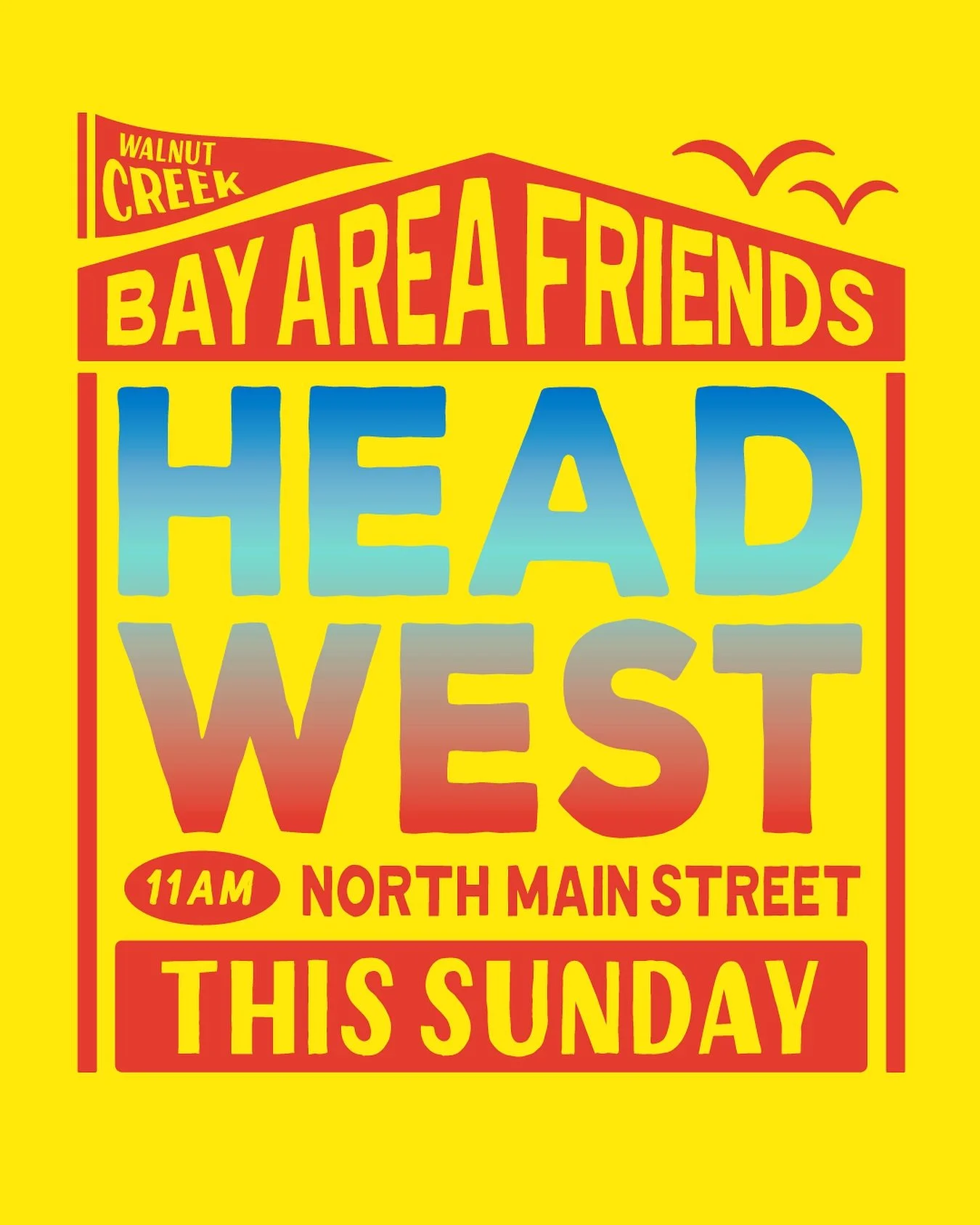 HEAD WEST TOMORROW 🎁

Join us for a Holiday Mega Marketplace on N. Main Street in @walnutcreekdowntown &mdash; TOMORROW, December 14th from 11am - 4pm✨
.
📍Find us all along both sides of N. Main Street, from Bonanza Street to Mt. Diablo Blvd
.
SHOP