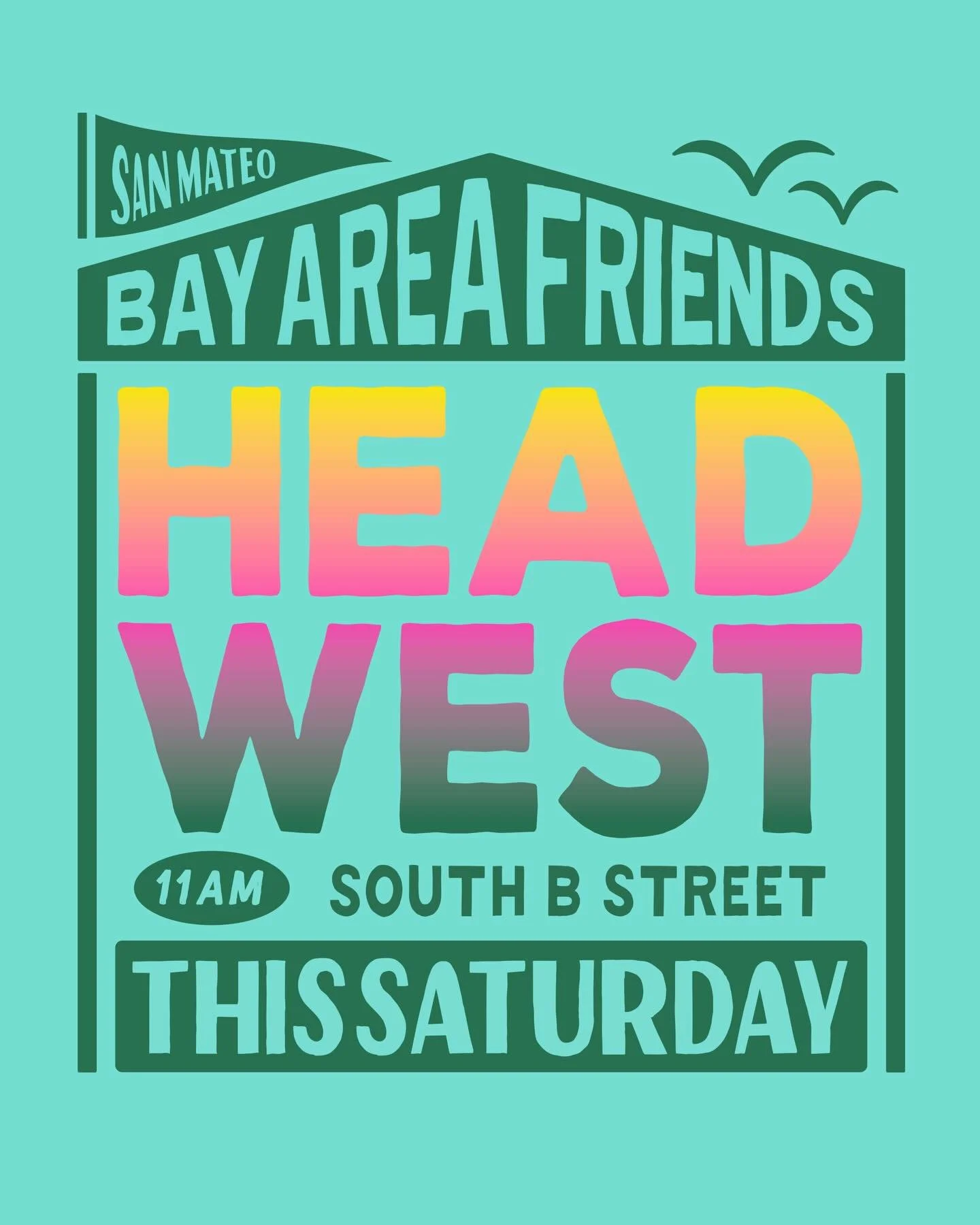 🌞HEAD WEST THIS SATURDAY + SUNDAY🌞
.
It&rsquo;s a double Marketplace weekend with 2 chances to SHOP SMALL with us around the Bay all weekend long!
.
➡️Join us this Saturday, April 18th on South B Street in @downtownsanmateo from 1st Ave and 3rd Ave