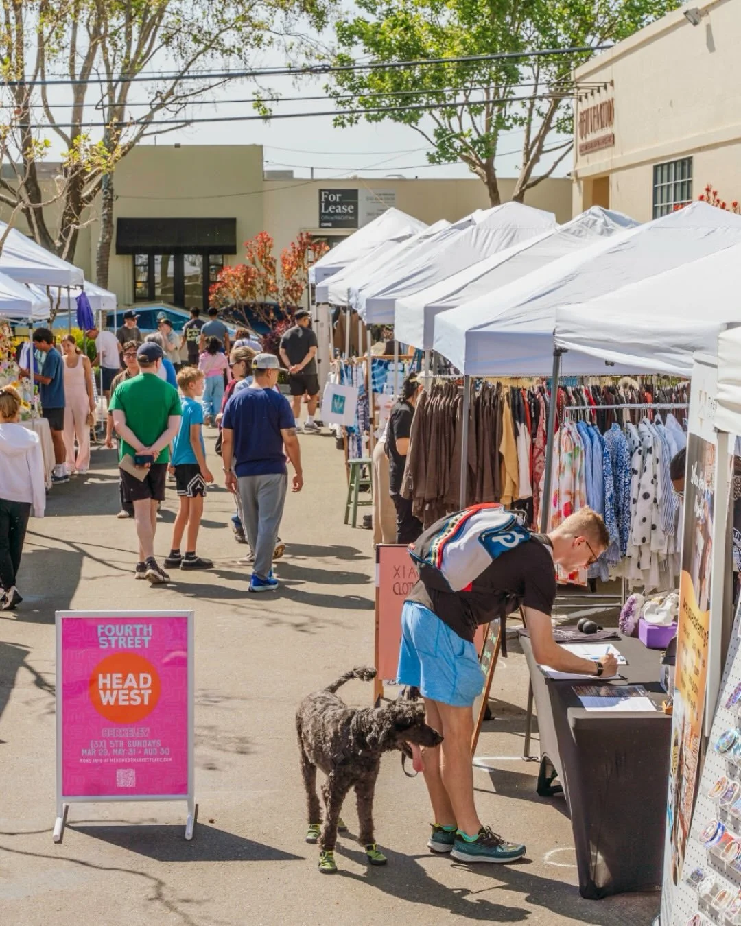 Hey BERKELEY! We&rsquo;ve got your Sunday plans right here ⬇️
.
JOIN US &mdash; with your friends, family, and fur babies &mdash; This Sunday, May 31st from 11a - 5p on Fourth Street in Berkeley @visitberkeley | 1717 Fourth Street, right next to Reju