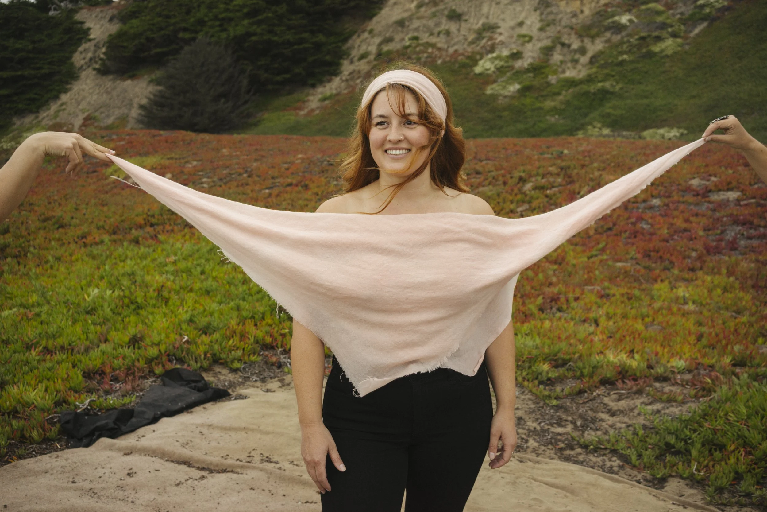 Sea Urchin Dyed Scarf Big©