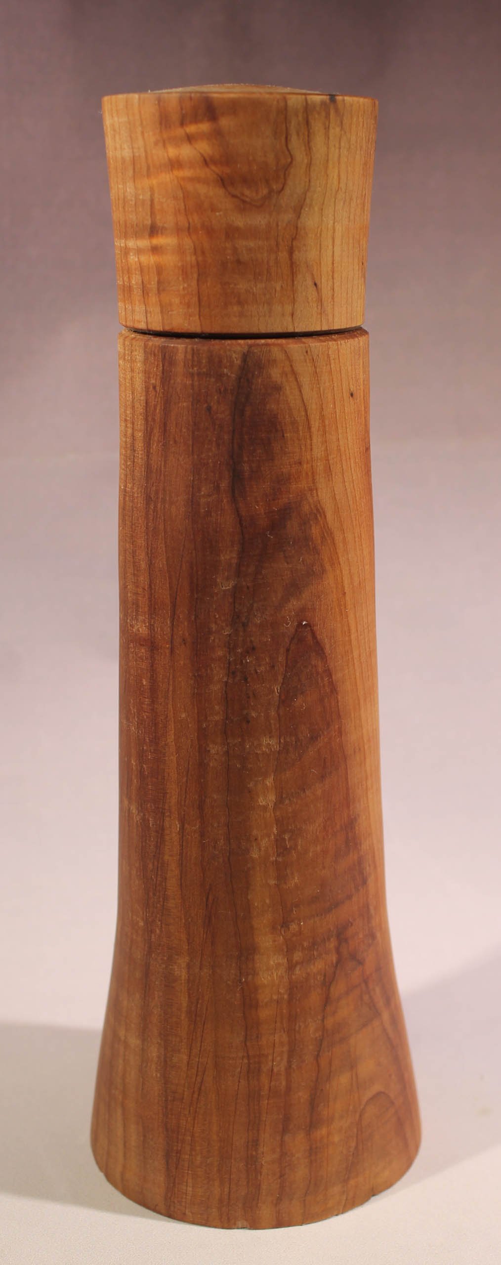 PM17
Red Cedar crush grind pepper mill with Chatoyance
10” high, 3 ¼” bottom diameter, 2 ¼” top diameter
Finished with Danish oil
$90