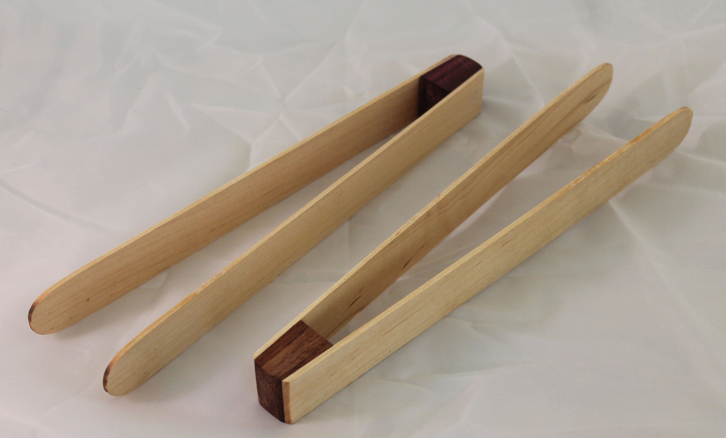 #TTBB - Toaster tongs - They are made from Maple & Bubinga
$10