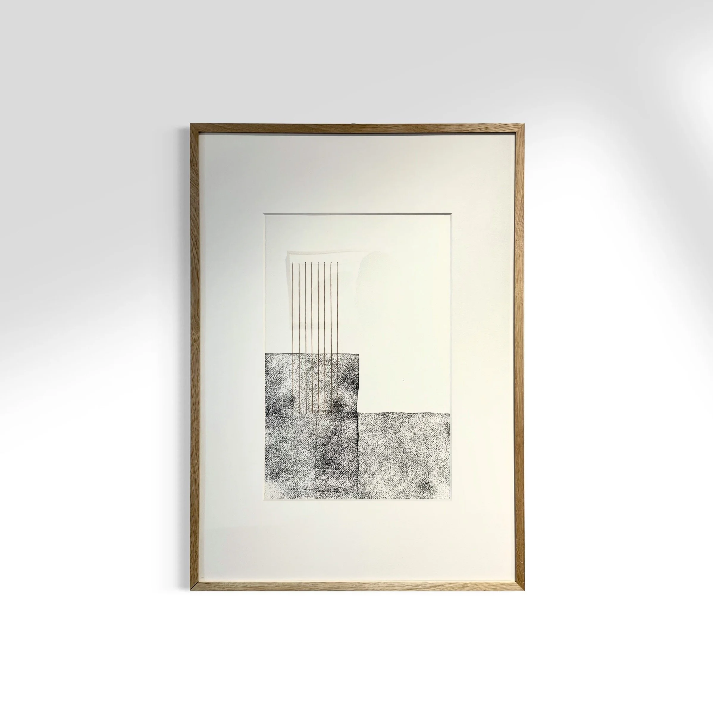 SQUARE Sur la 5eme Avenue
-
Estampe et broderie à la main sur papier coton - 50x70 cm encadré