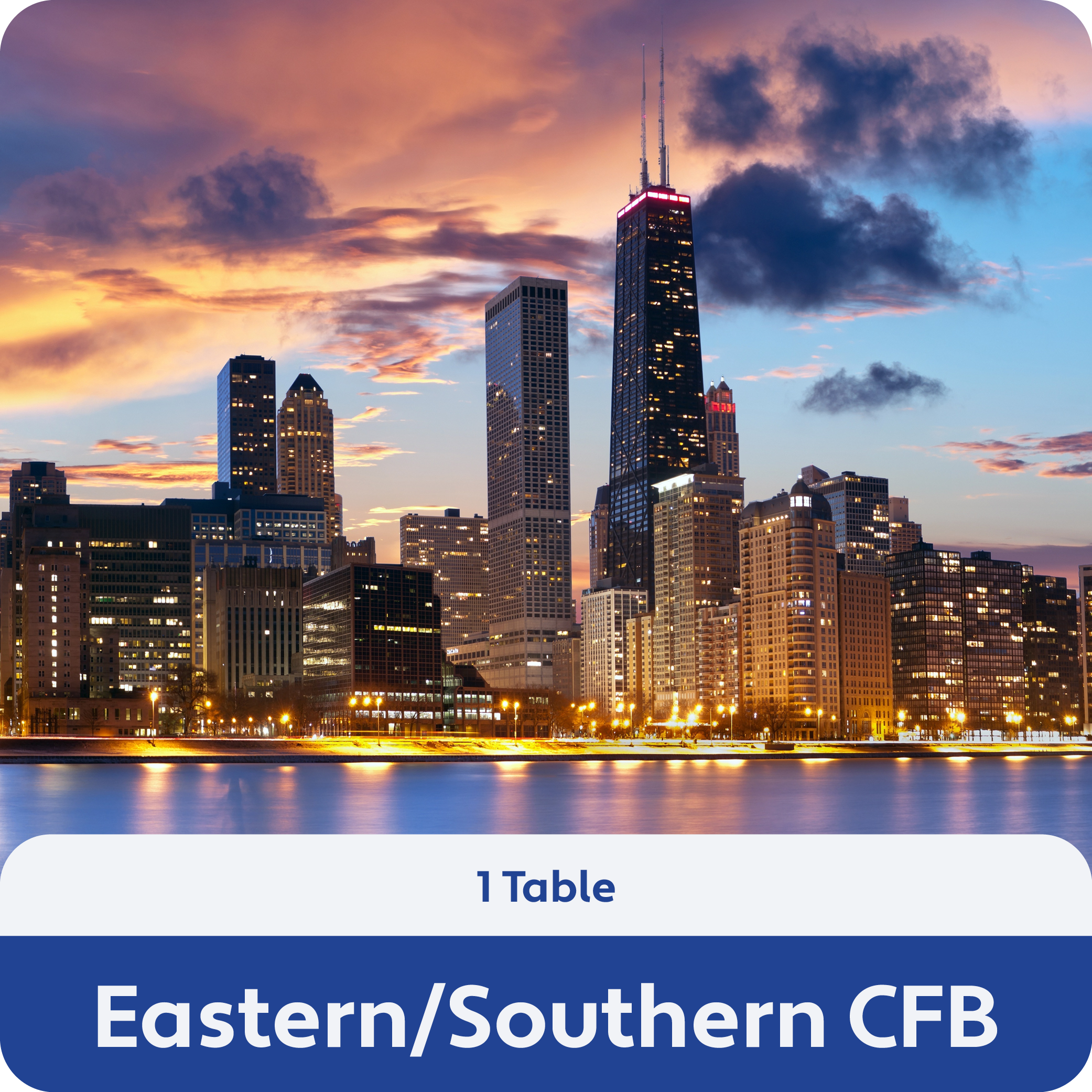 Eastern/Southern: 1 Table