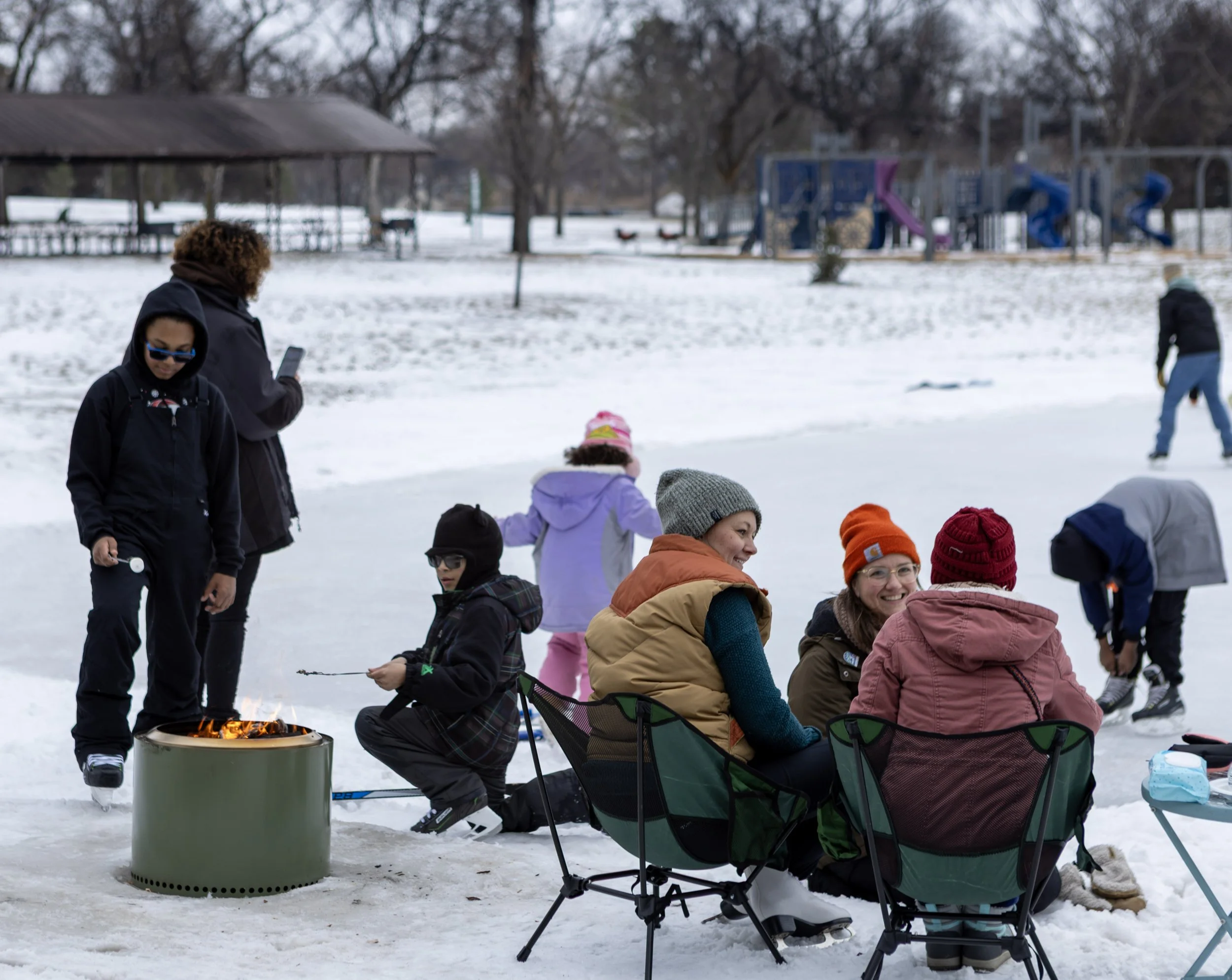 Ice Skating Social at Hillside Park, Bismarck