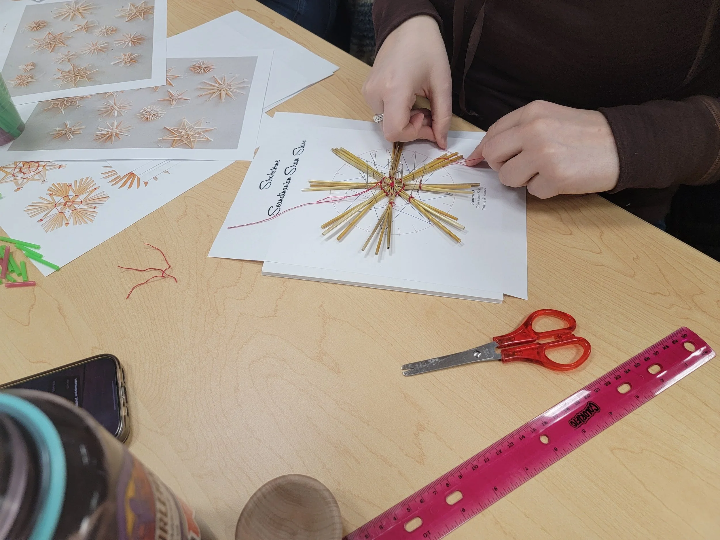 Straw Ornament Class