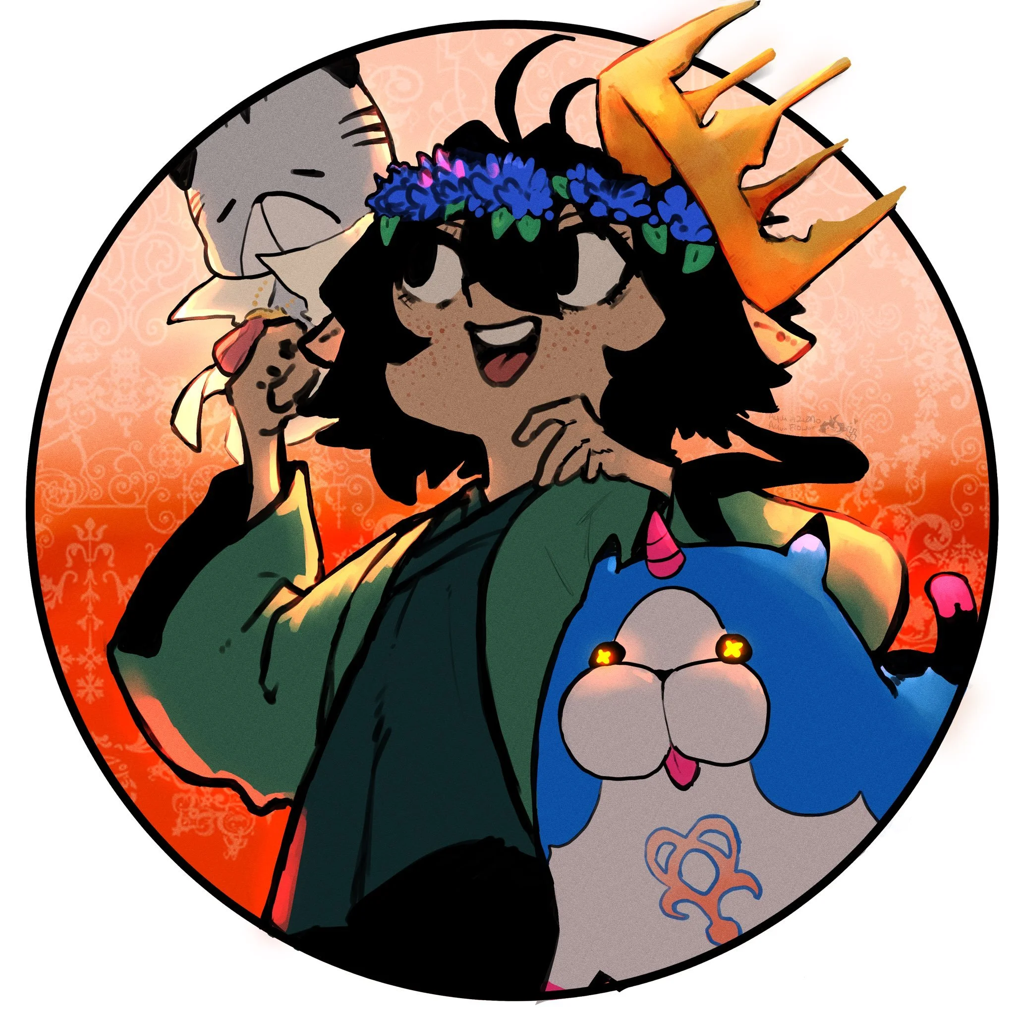 Final Fantasy XIV x Kingdom hearts fanart pfp
