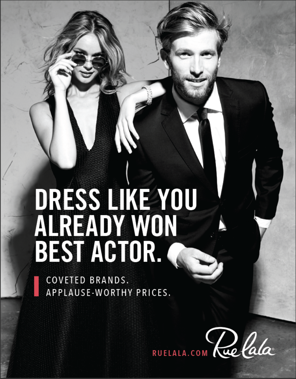 Variety Magazine, single page ad 