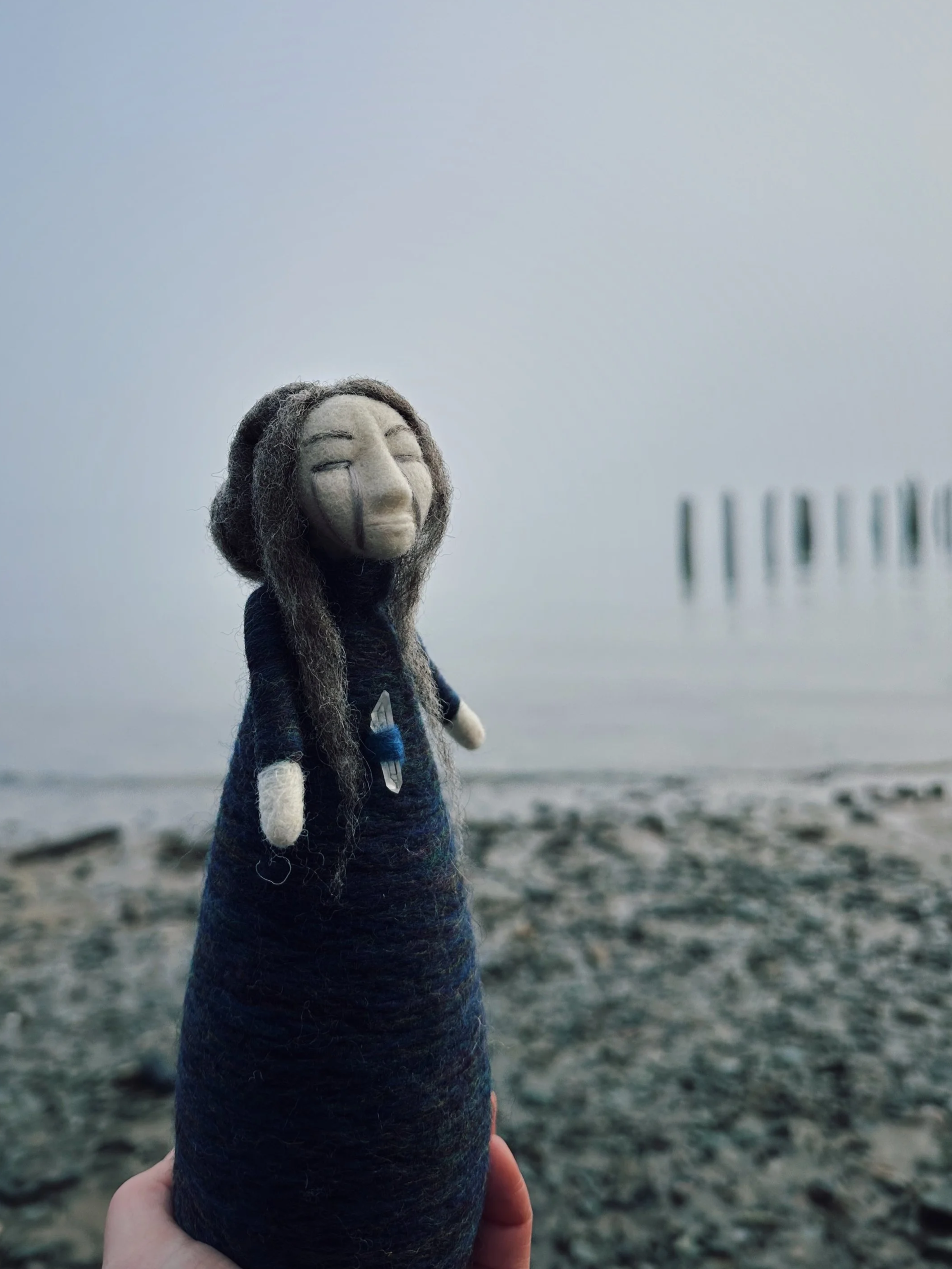 Grief doll as prayer &amp; offering