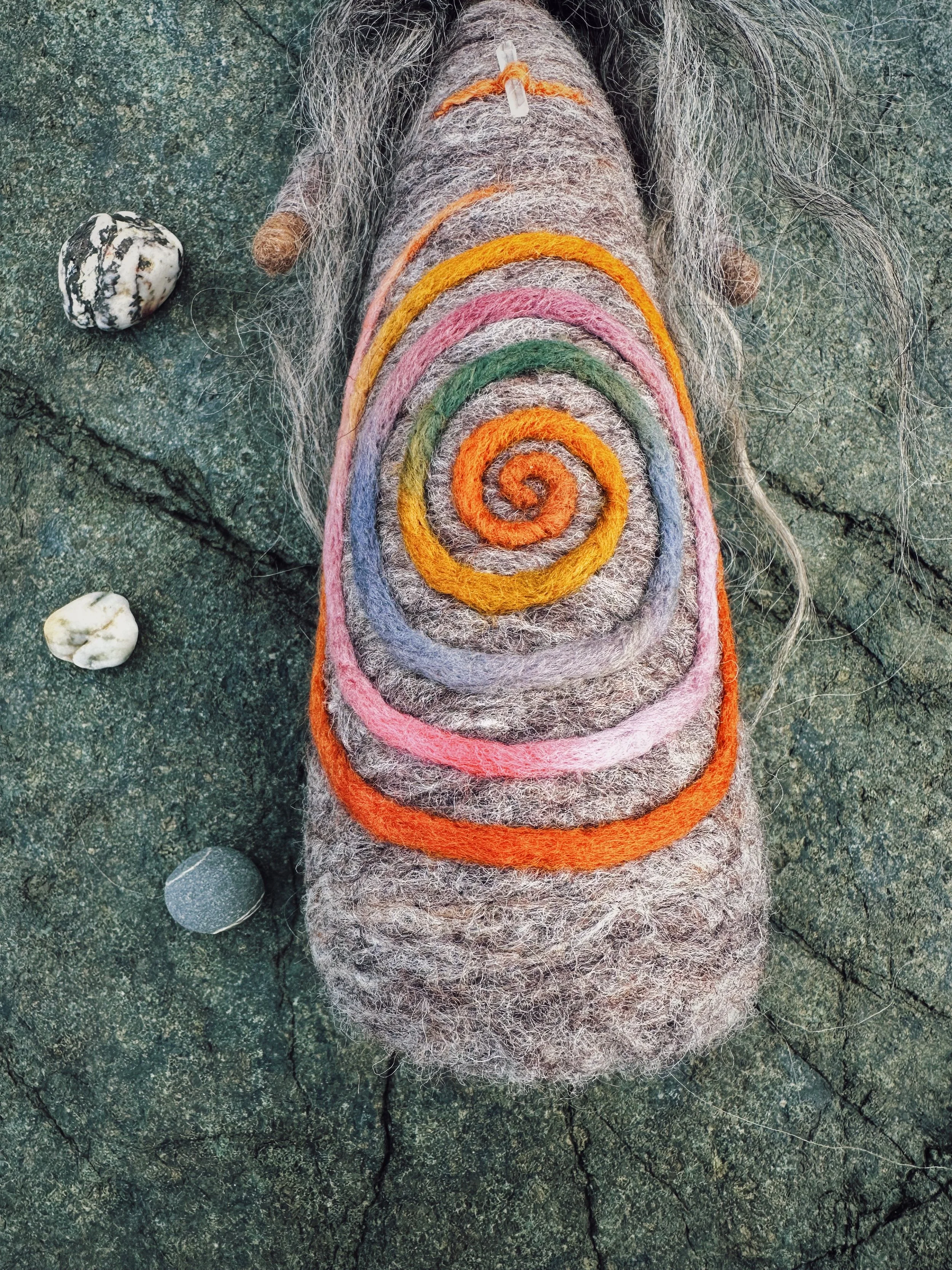 Weaving healing spirals