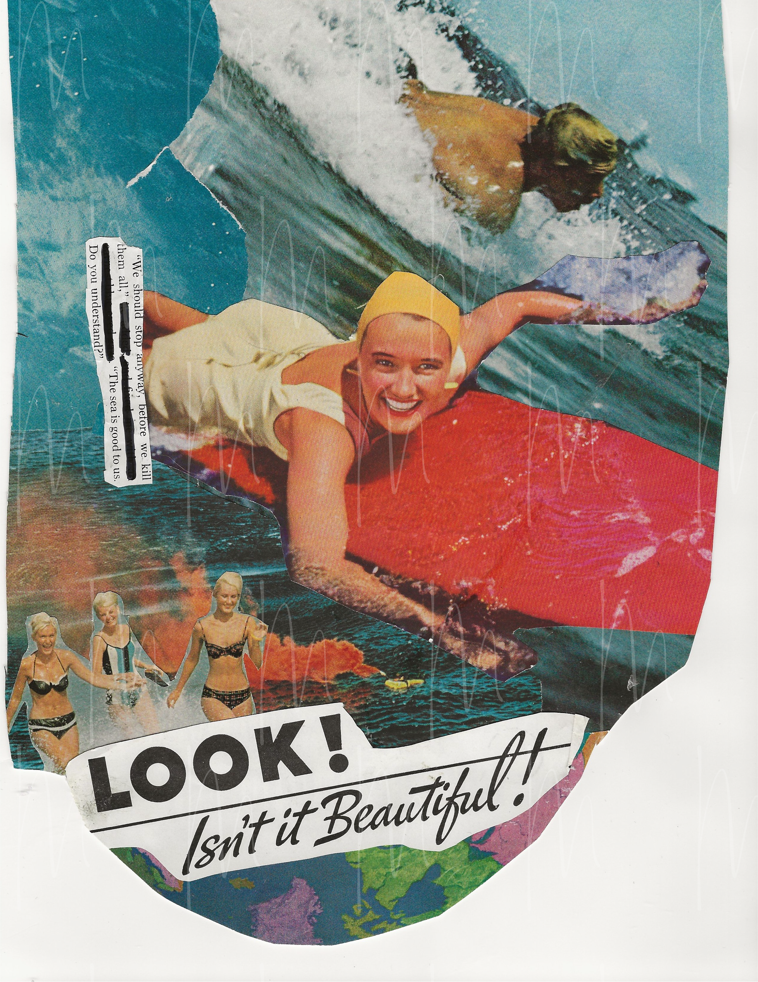 the sea is good to us - unframed