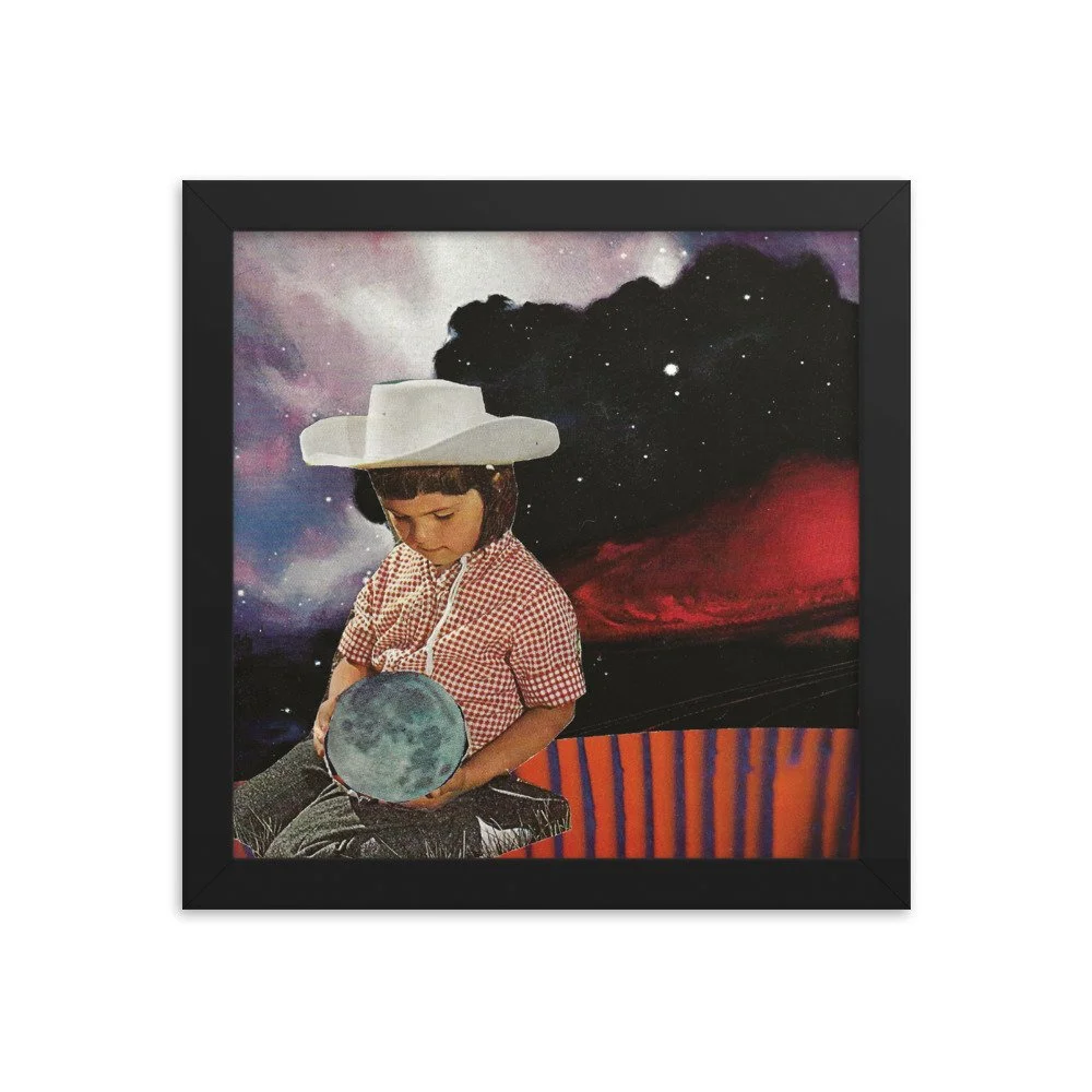 space cowboy - framed