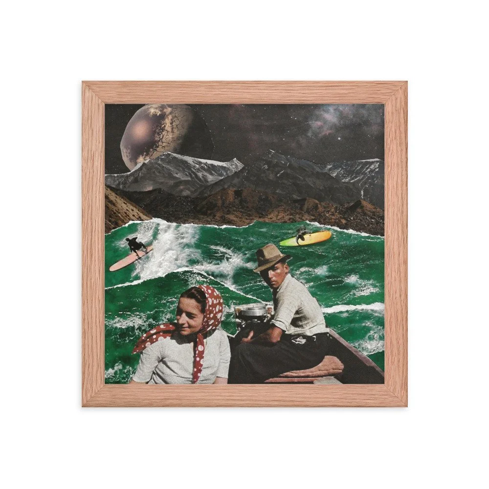 space vacation II - framed