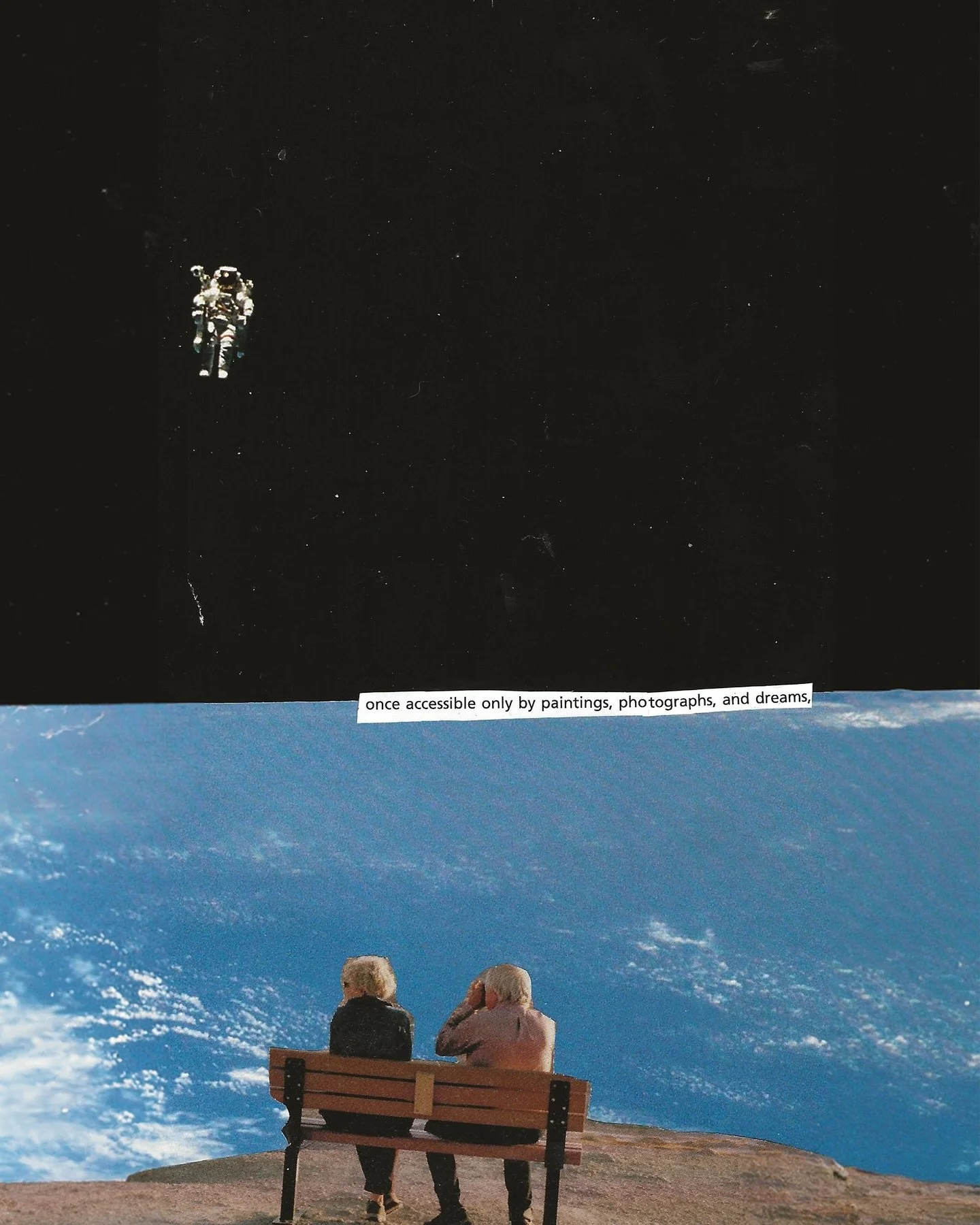 &ldquo;Once accessible only by paintings, photographs, and dreams&rdquo;⁣
⁣
Mixed media collage ⁣
Where my dreams take place - collection ⁣
⁣
⁣
⁣
⁣
⁣
⁣
#Collage #collageart #collageartist #collageartwork #surreal #surrealart #surrealcollage #collagec