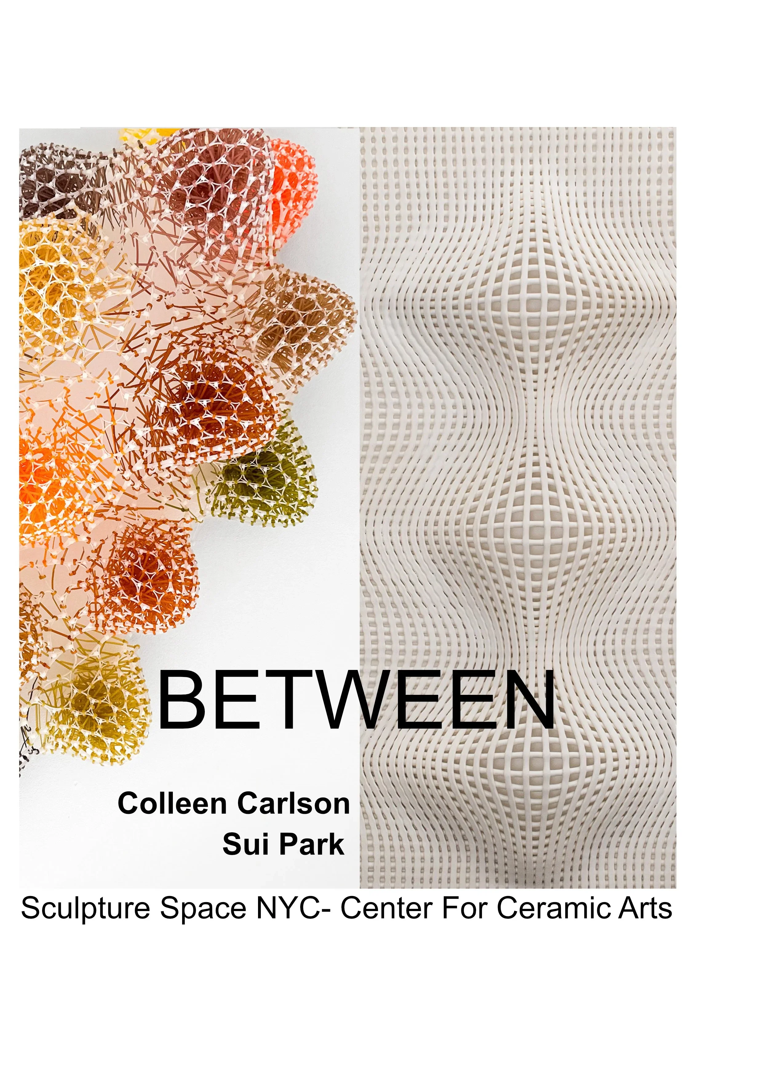 “Between” A two person exhibition featuring the work of Colleen Carlson and Sui Park
