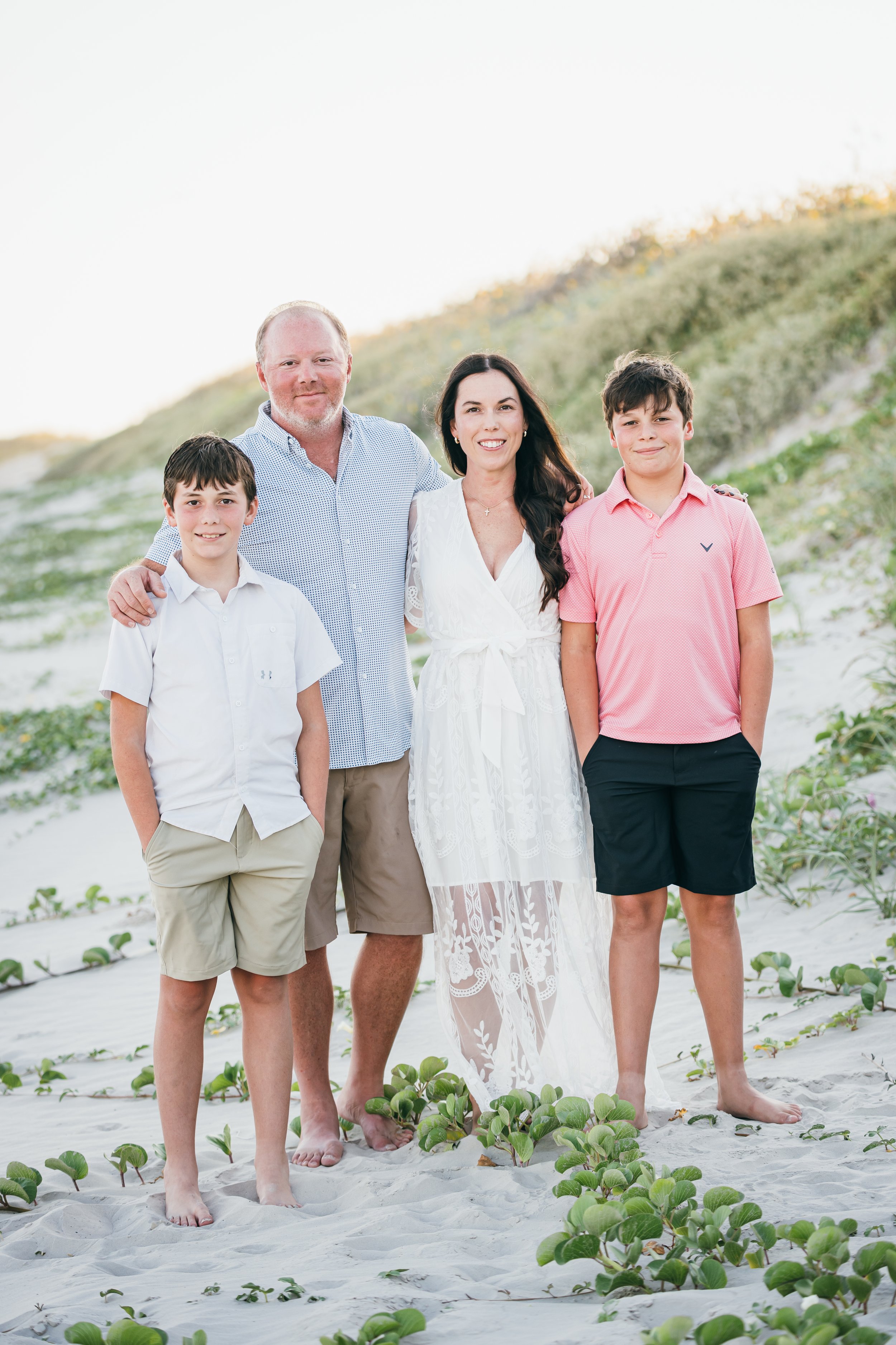Dr Michelle Parker, founder of The Chiropractic Place for Mommy and Me in Aledo, Texas and her family