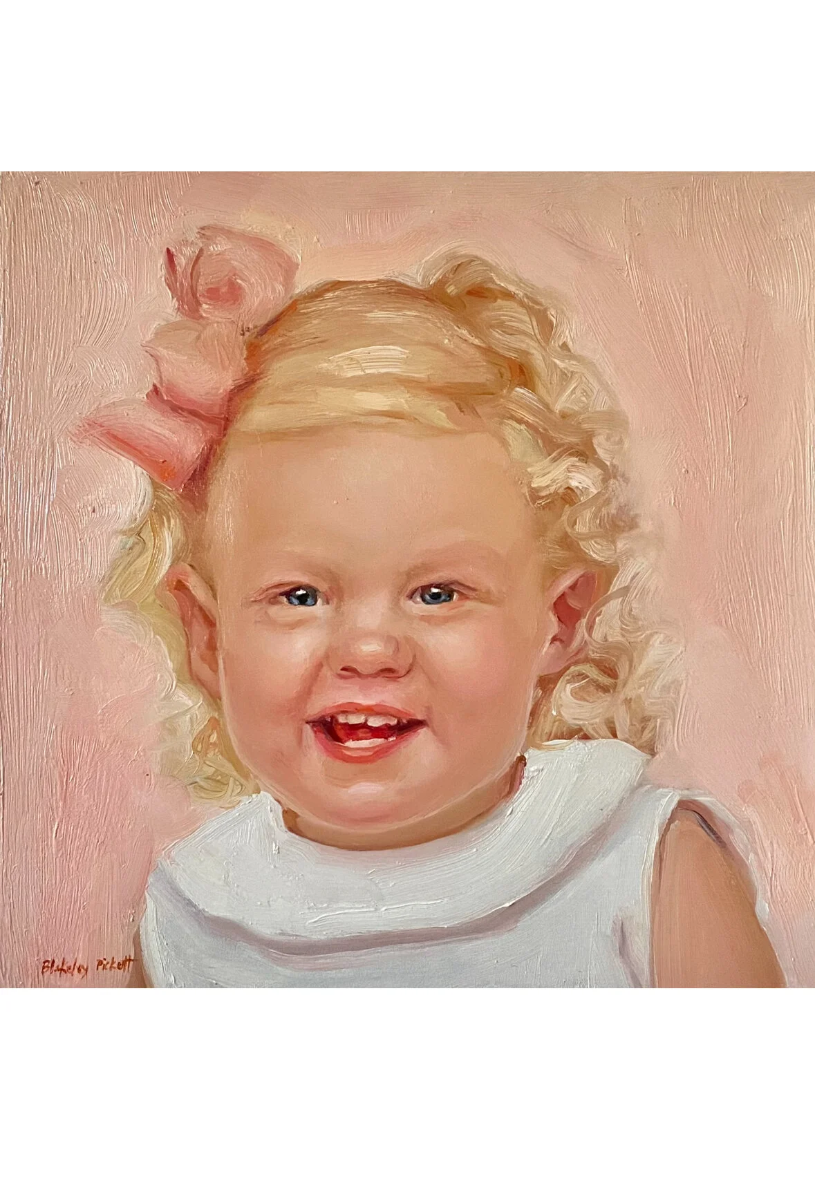 8x8 Portrait Oil Painting