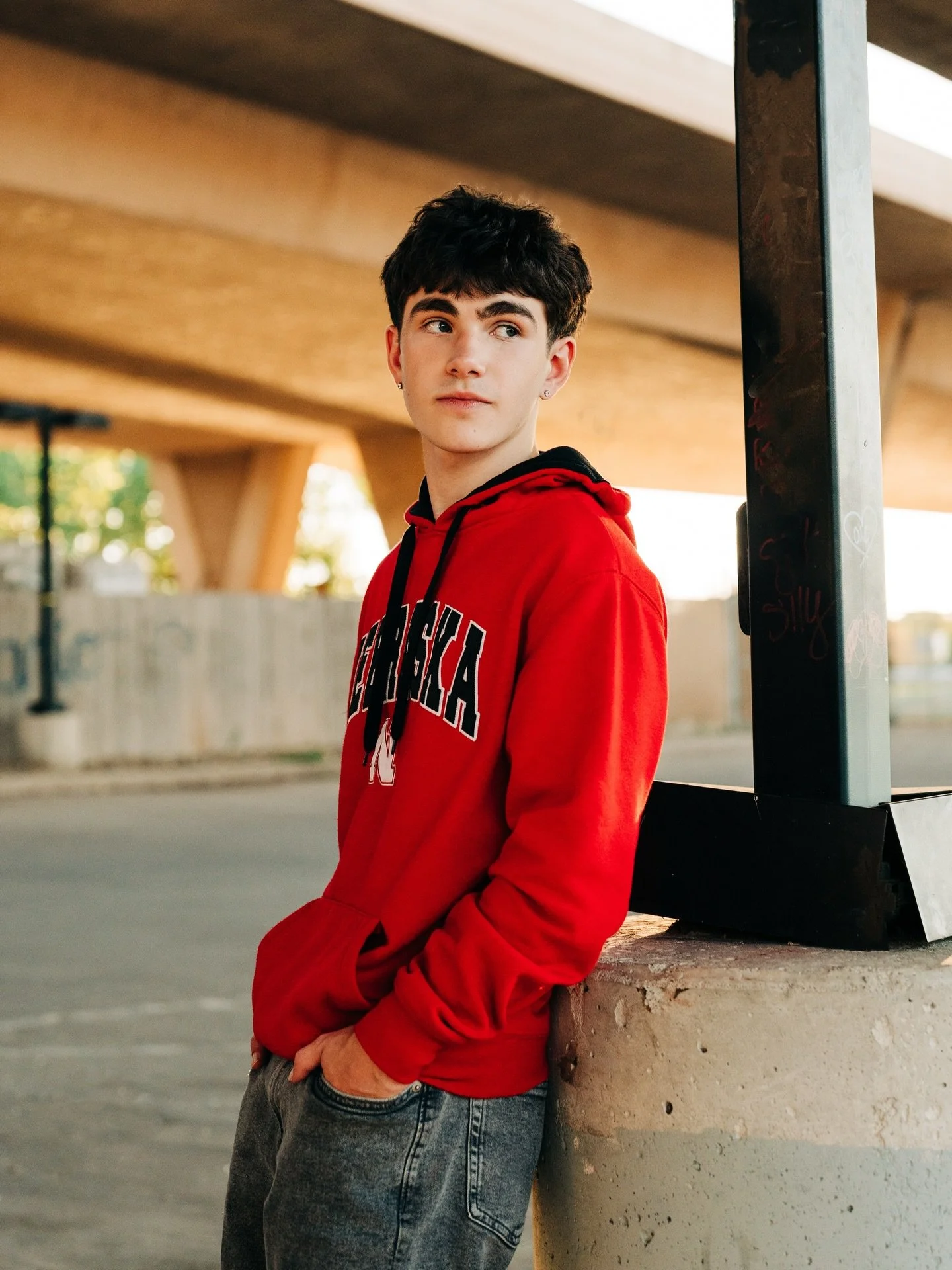 I sure am glad his team, who was playing during our shoot, won 😅