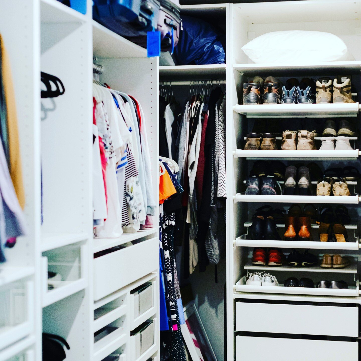 How does your closet make you feel when you go in to look for clothes? 

We want you to feel happy when you look in your closet. 

We want your closet to make you feel GREAT about yourself. 

Want a closet makeover? We are ready! The Organized Spaces
