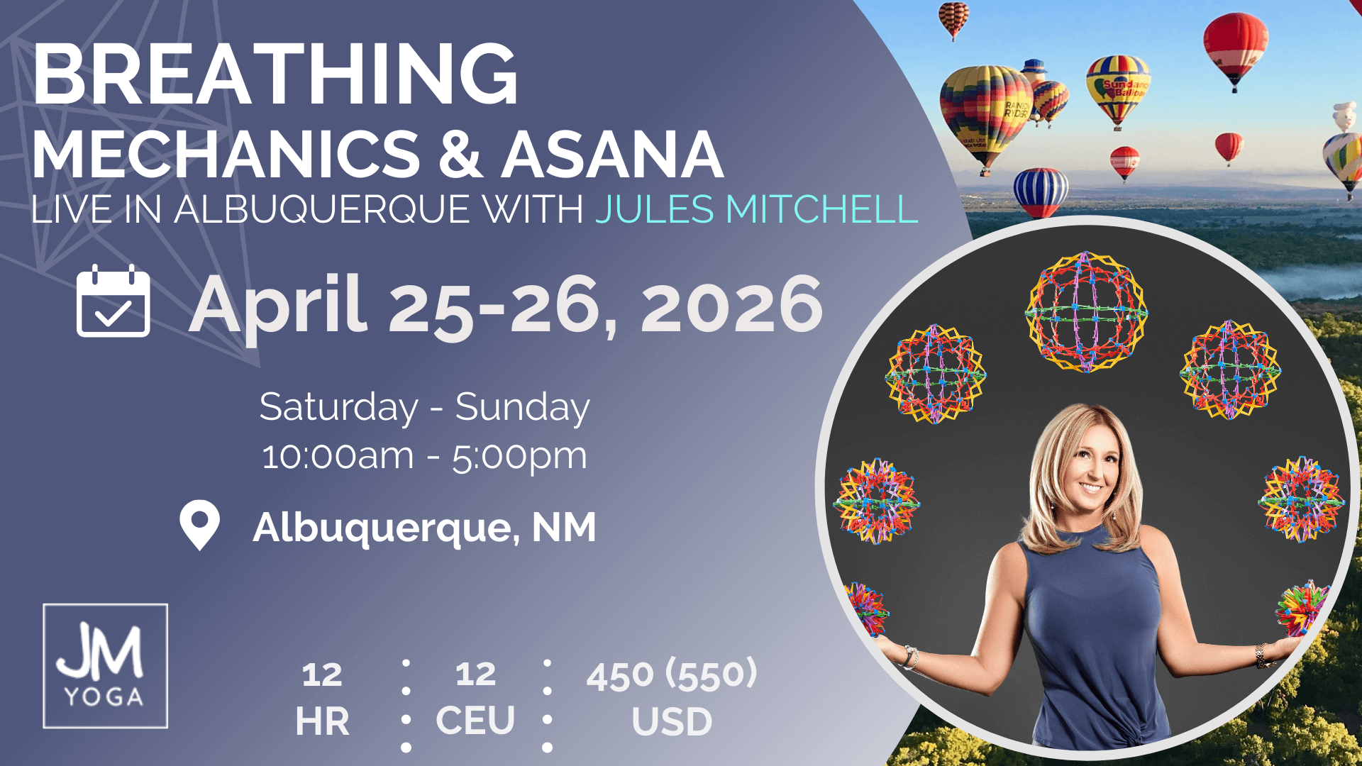 Breathing Mechanics
Albuquerque, NM
12 hours | In-Person Instruction