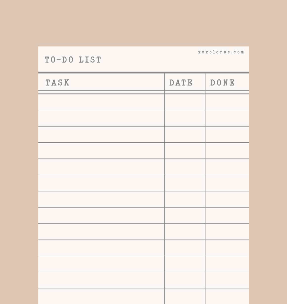 To Do List ✦ Digital Download✦