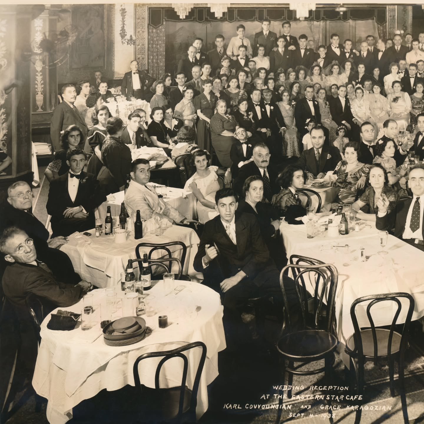 A timeless moment from 1938 &ndash;

 Darin Johnson shared this incredible photo of his grandparents' wedding, and look what we spotted in the bottom left corner&hellip; a classic Pfeiffer Beer! 🍻✨ A true piece of history, where great memories and g