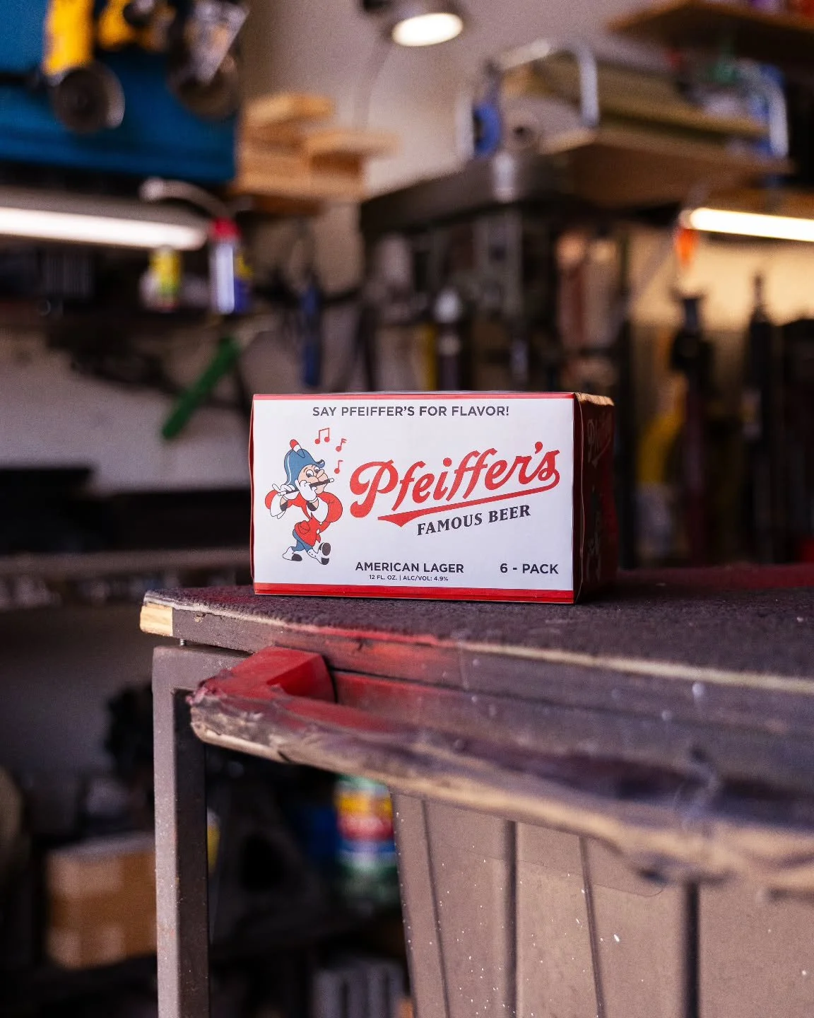 Work’s done. Tools down. Pfeiffer’s up. 
#PfeiffersFamous #craftbeer #Since1889 #pfeifferbrewingcompany #PfeifferBeer #beer