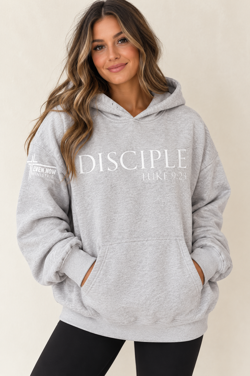 Woman's Gray Disciple Hoodie