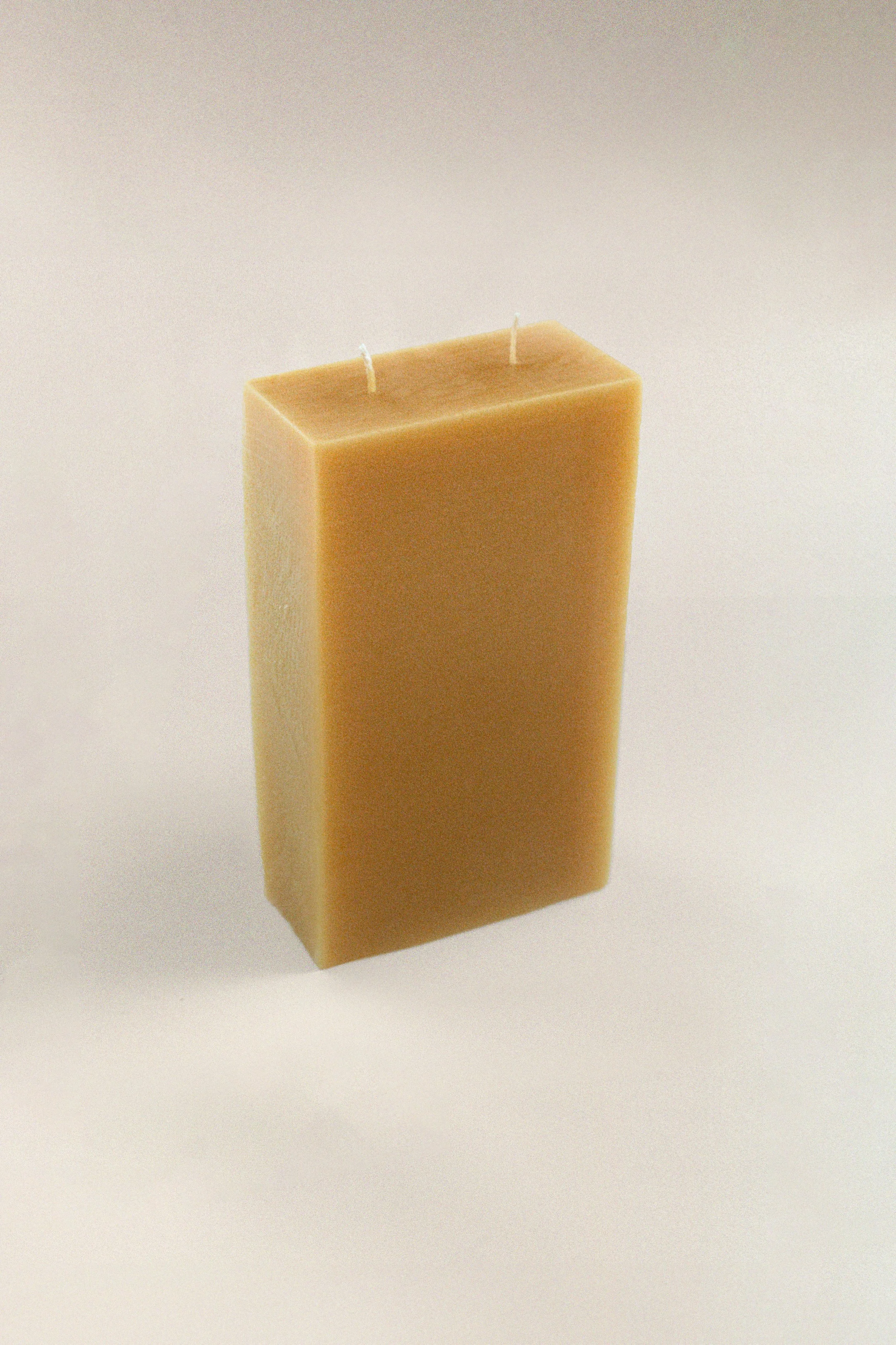 Square Beeswax Pillar Candles