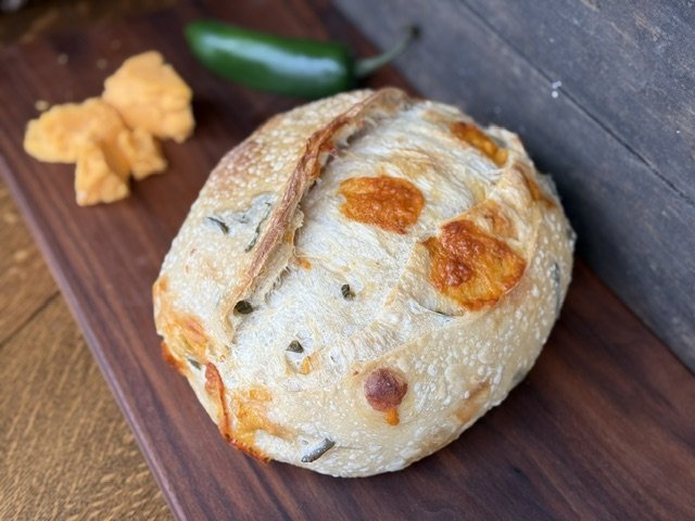 Cheddar Jalapeño Sourdough