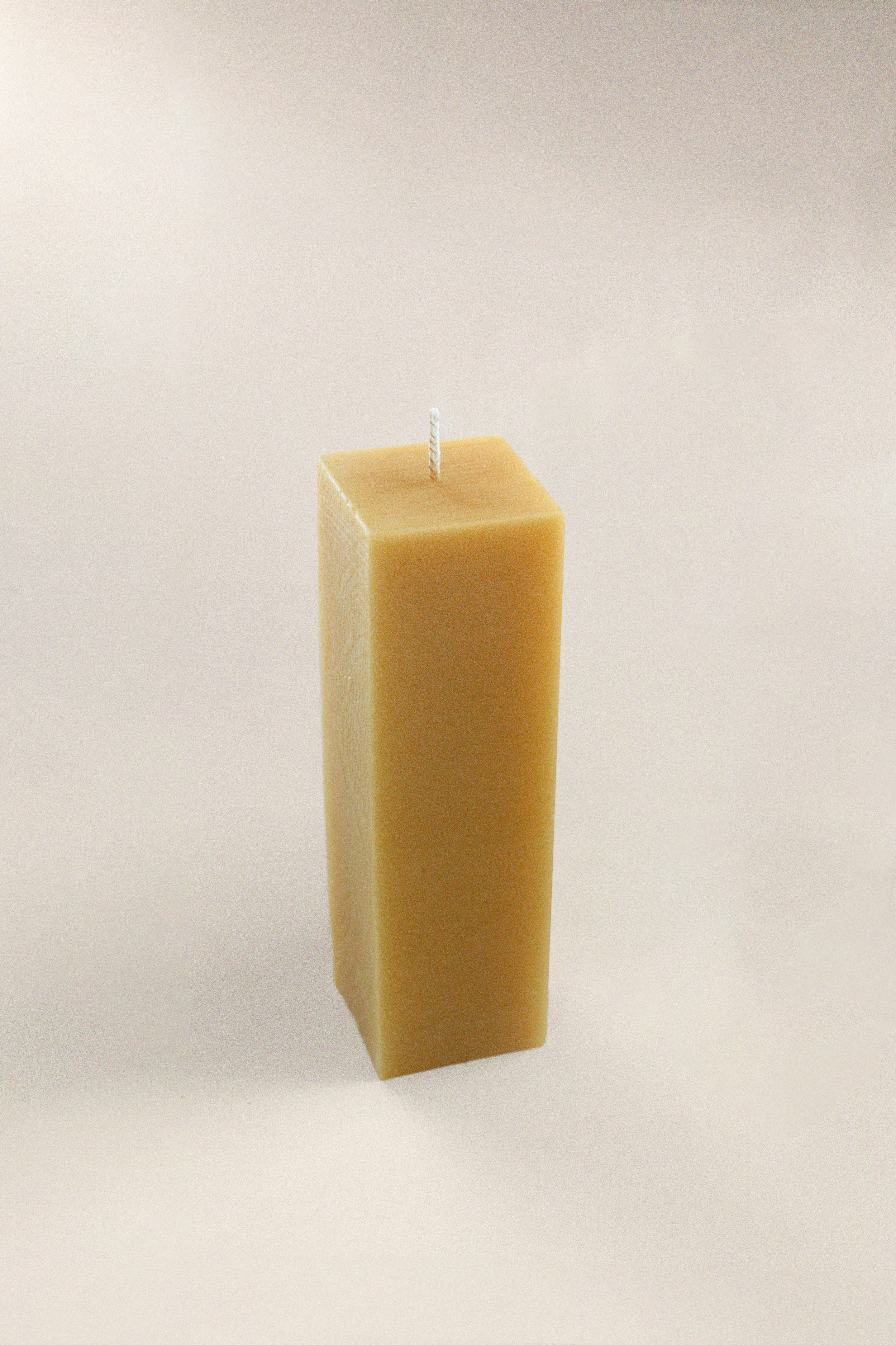 Square Beeswax Pillar Candles
