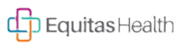 Equitas Health logo with colorful interlocking symbols