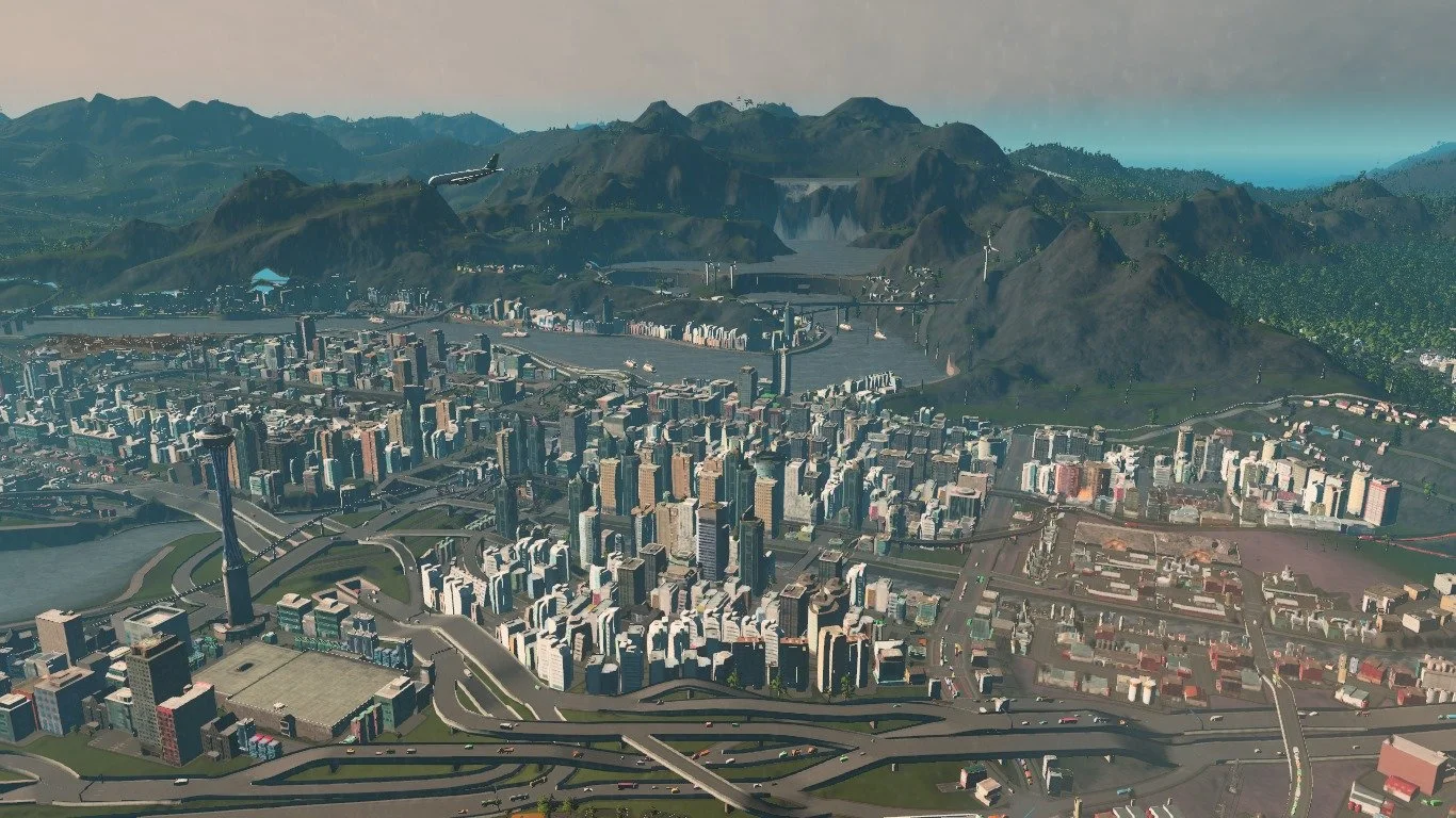 Hylia Plains, with the Mall of Sages on the left.