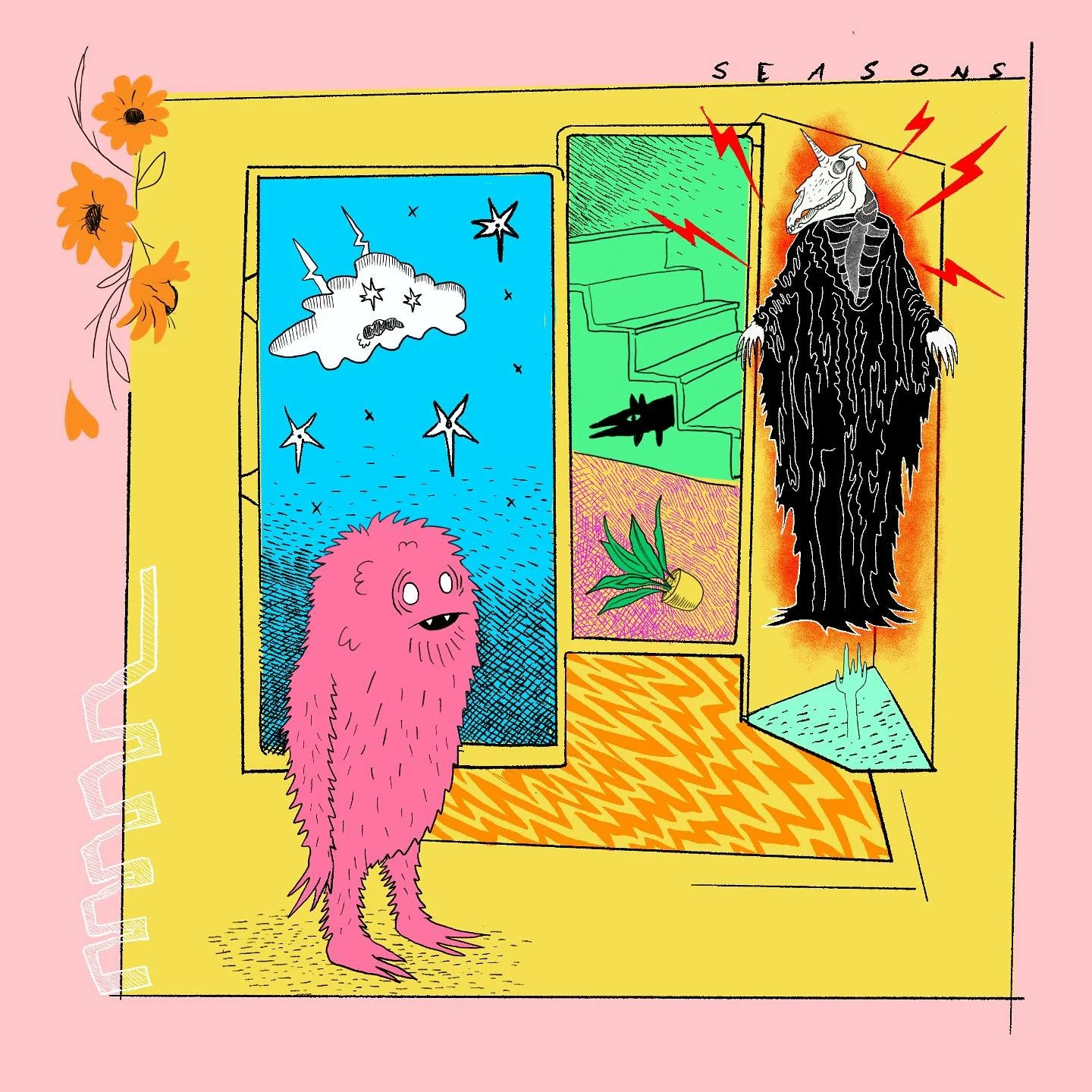 Had the pleasure to design @worrymonsterband album cover.  Give these guys a follow and listen, super cool dudes and artists. 

#worrymonster #gnargiant #albumcoverdesign