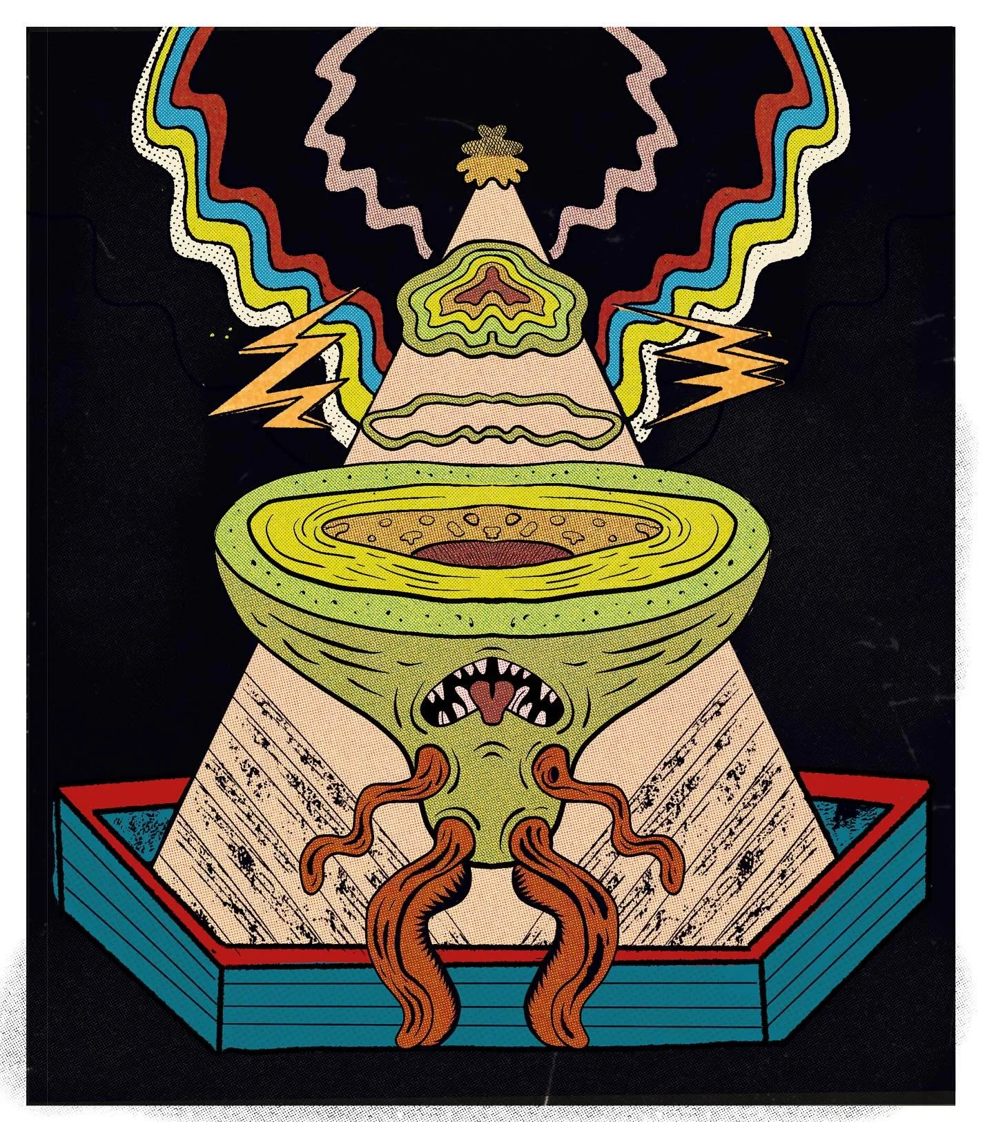 Cosmic Avocado

#gnargiant #lowbrowart #procreate #truegrittexturesupply