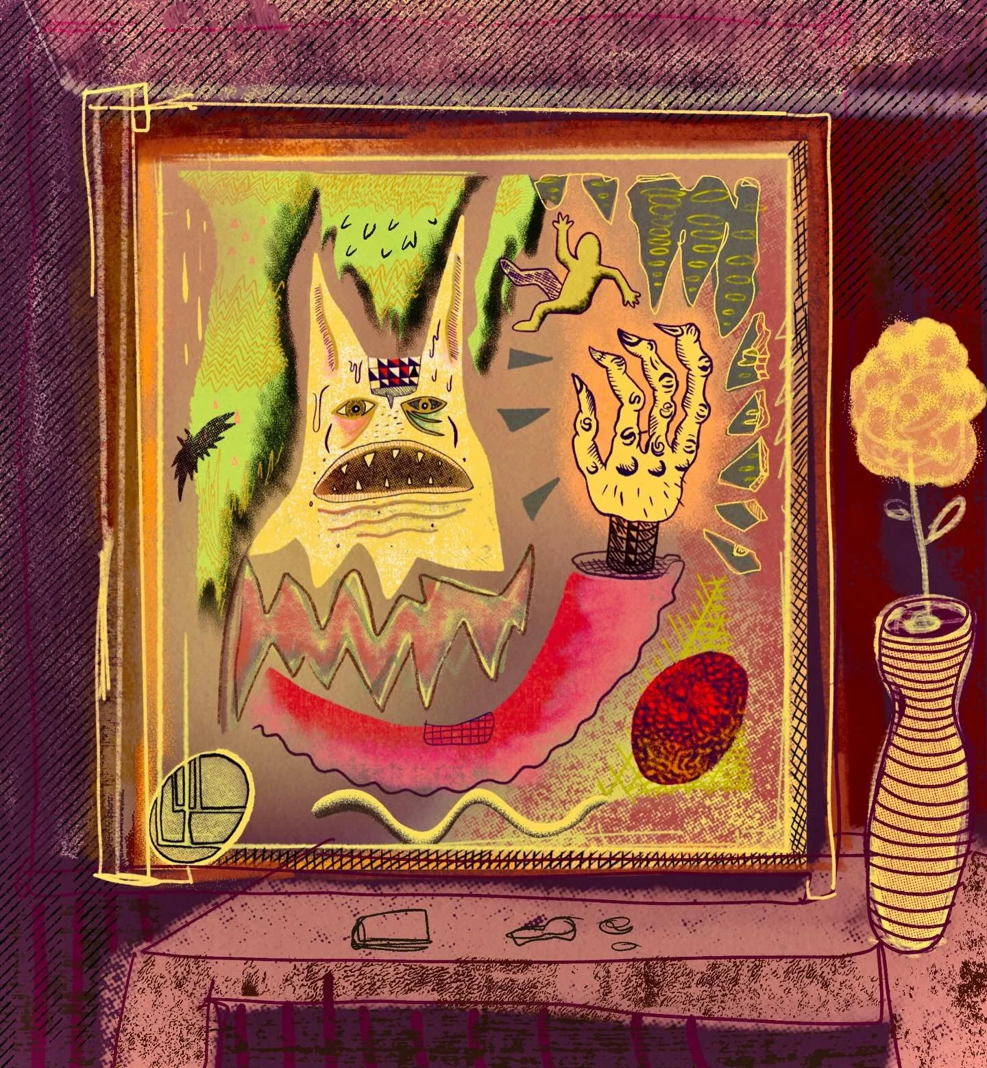 Painting in Dining Area

Digital
#lofi #lowbroart #gnargiant