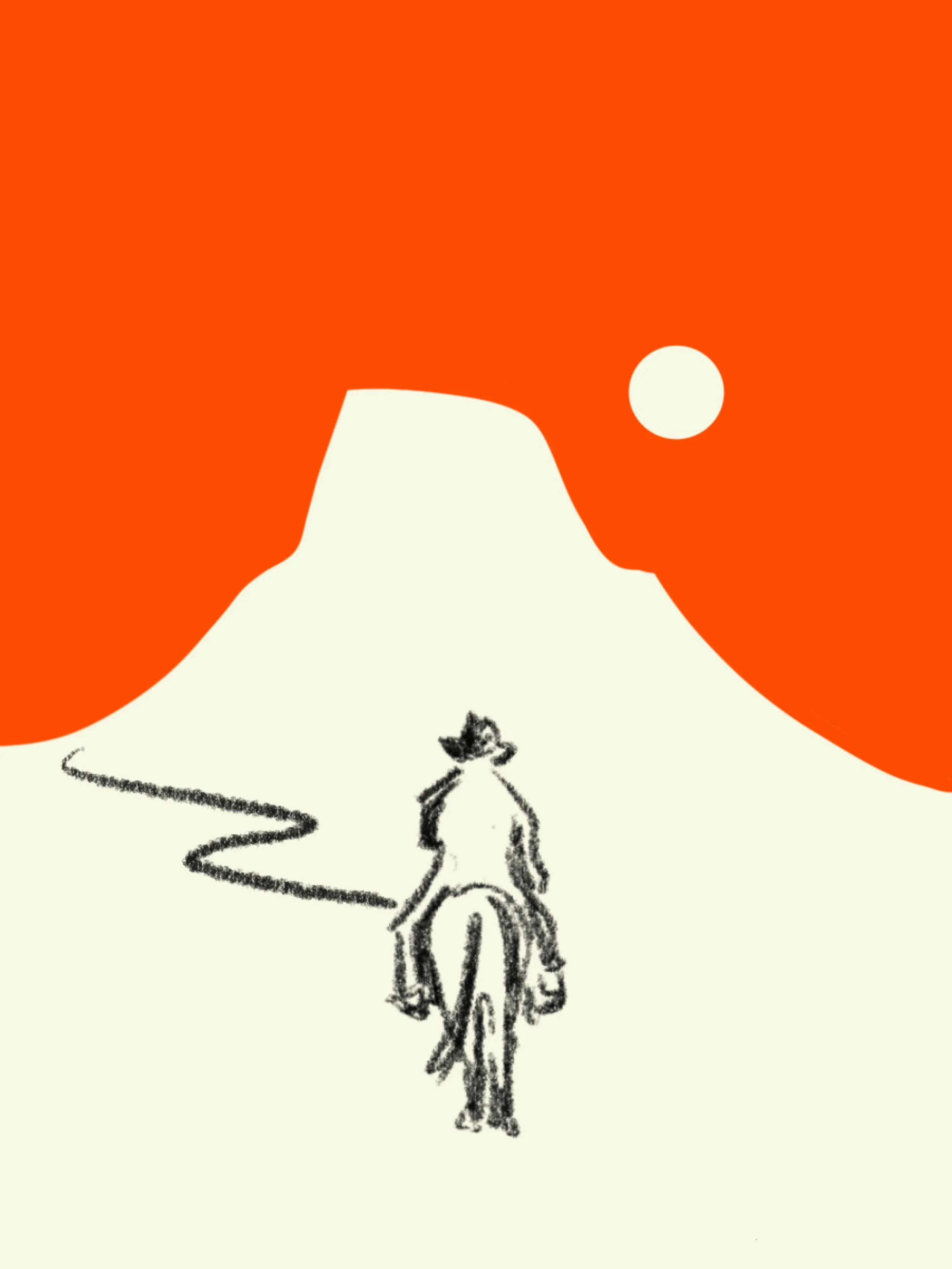Desert Cowboy  Study | Fine Art Print