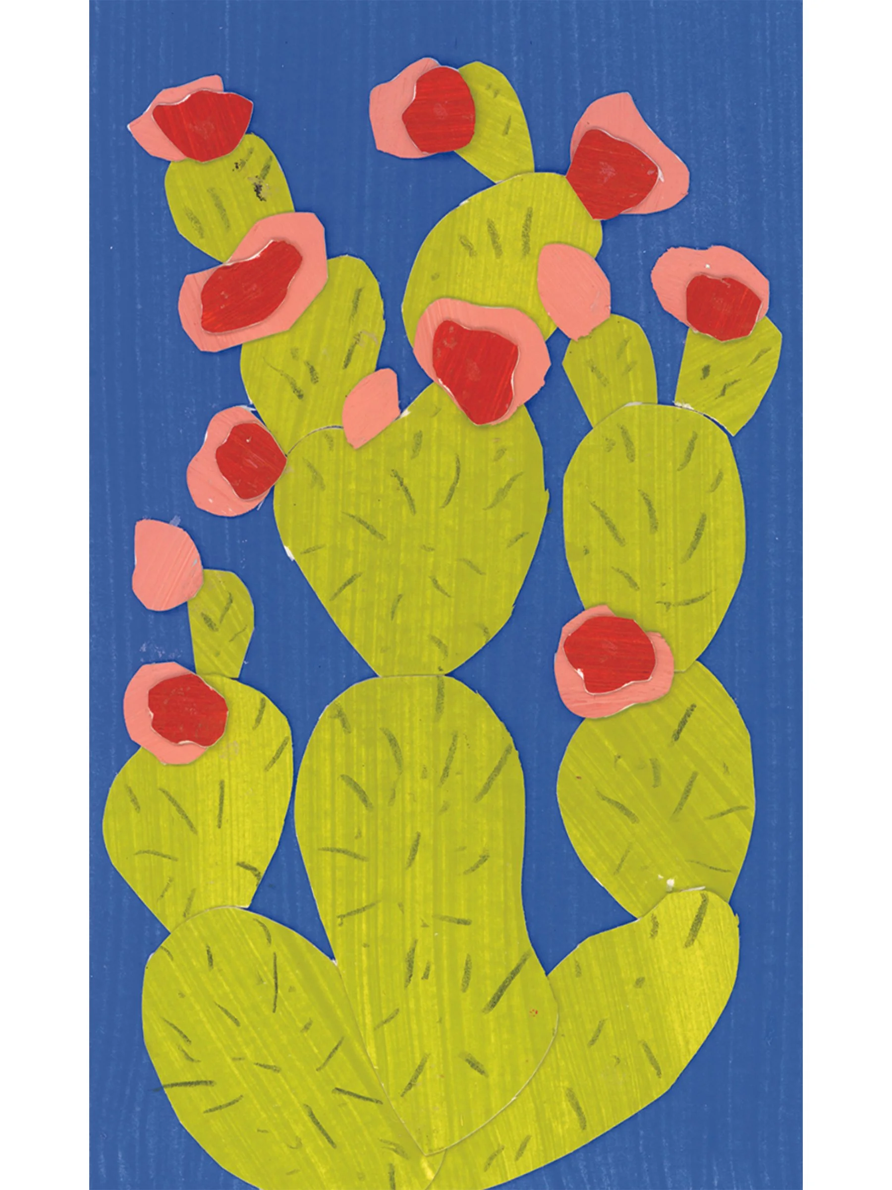 Prickly Pear Cutout  | Mini Print